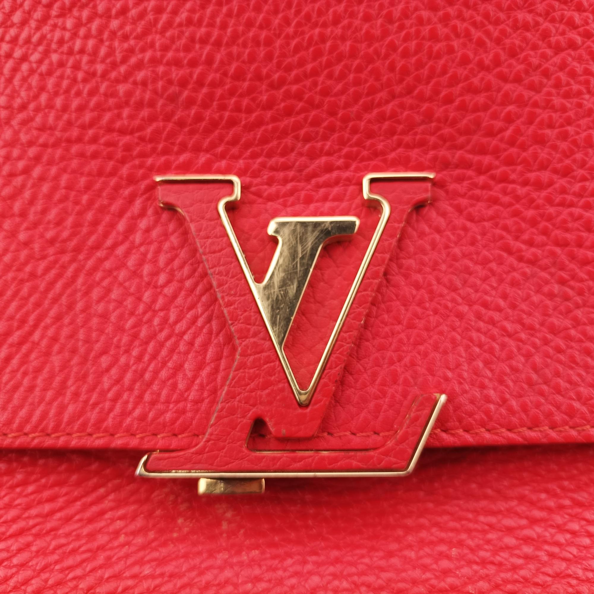 ルイヴィトン Louis Vuitton ショルダーバッグ レディース ヴォルタ レッド トリヨンレザー M50543 MI2135