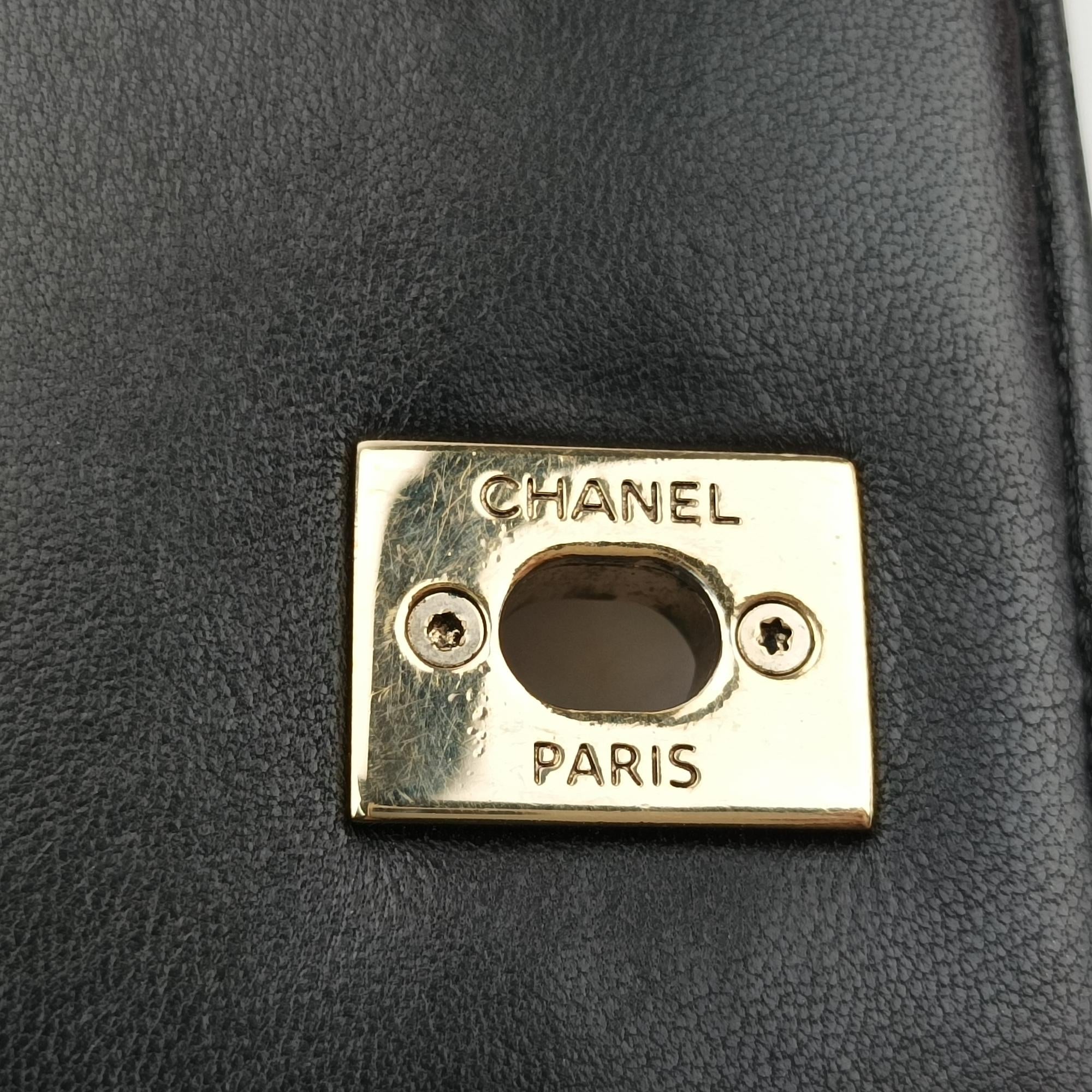 シャネル Chanel ショルダーバッグ レディース マトラッセ　ココハンドル ブラック ラムスキン A93751 23835129