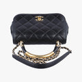 シャネル Chanel ショルダーバッグ レディース マトラッセ　ココハンドル ブラック ラムスキン A93751 23835129