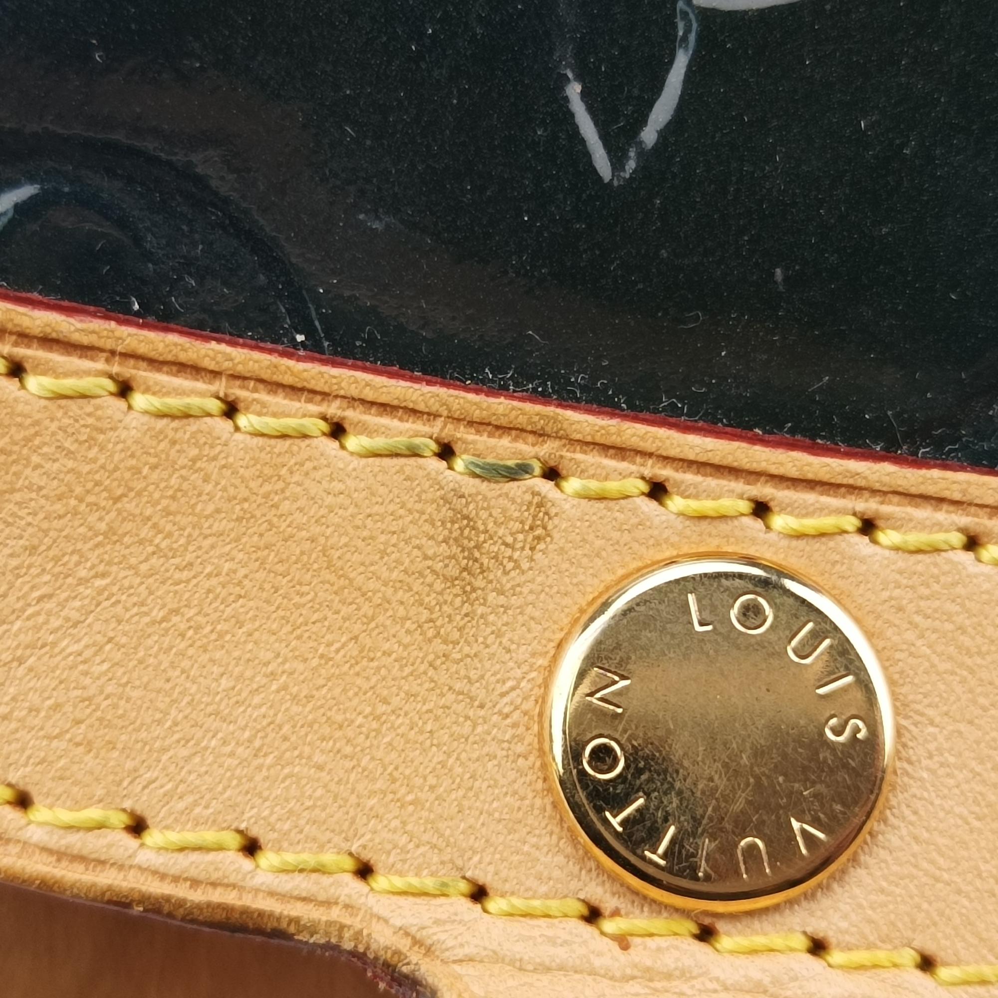 ルイヴィトン Louis Vuitton ショルダーバッグ レディース ブレアMM ブルーブラック ヴェルニ M90054 AA2123