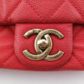 シャネル Chanel ショルダーバッグ レディース マトラッセ　ココマーク レッド キャビアスキン A67622 17845320