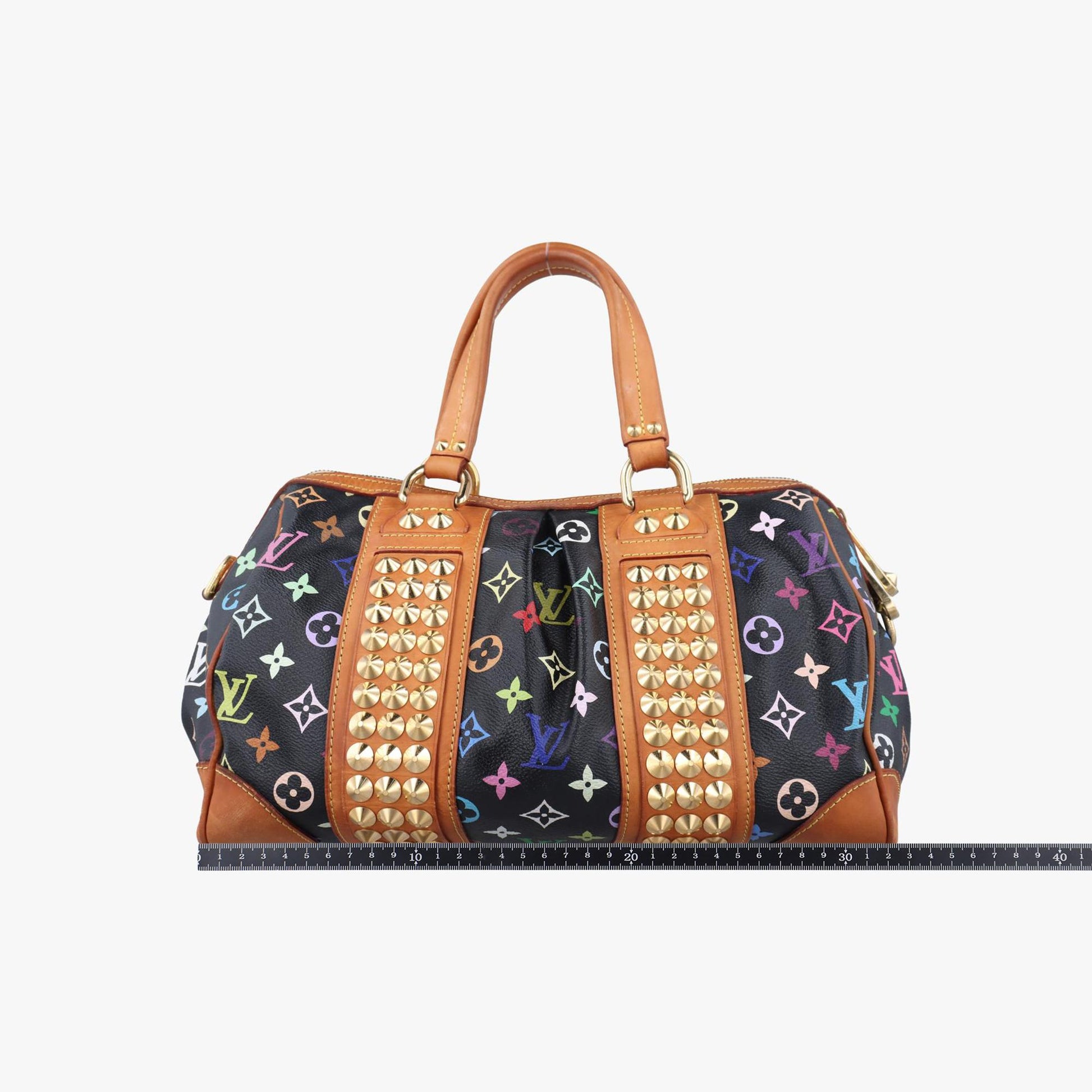 ルイヴィトン Louis Vuitton ショルダーバッグ レディース コートニーMM ブラック モノグラム マルチカラー M45642 TR1108