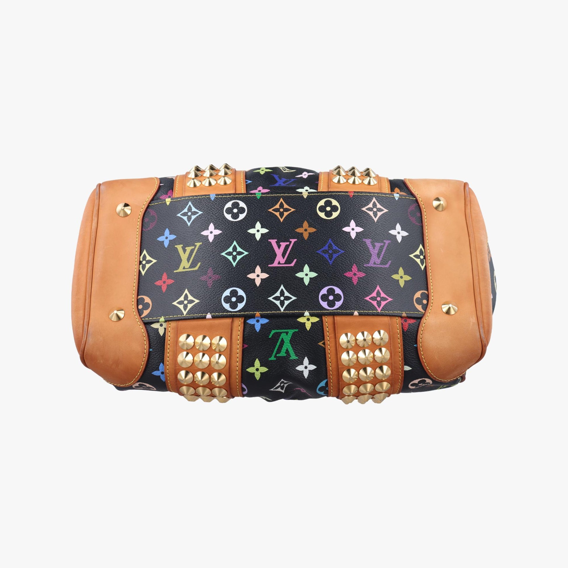 ルイヴィトン Louis Vuitton ショルダーバッグ レディース コートニーMM ブラック モノグラム マルチカラー M45642 TR1108