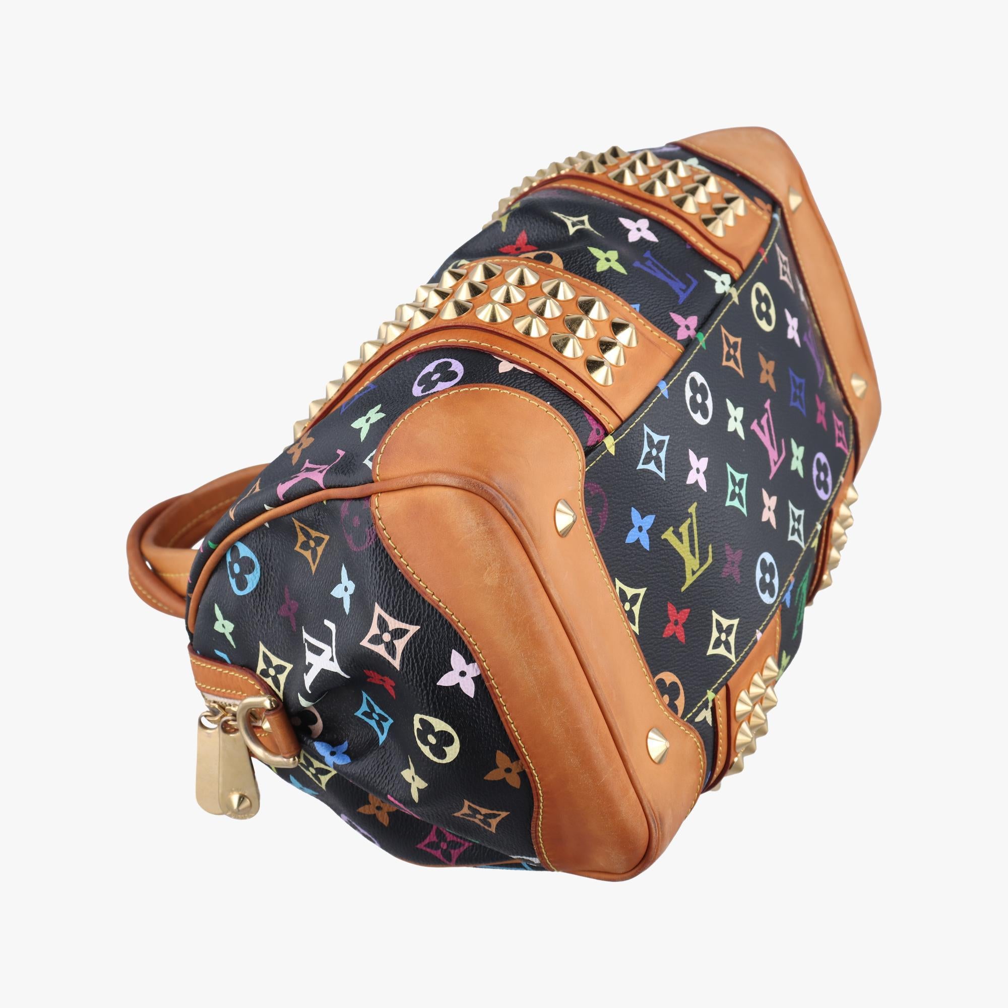 ルイヴィトン Louis Vuitton ショルダーバッグ レディース コートニーMM ブラック モノグラム マルチカラー M45642 TR1108