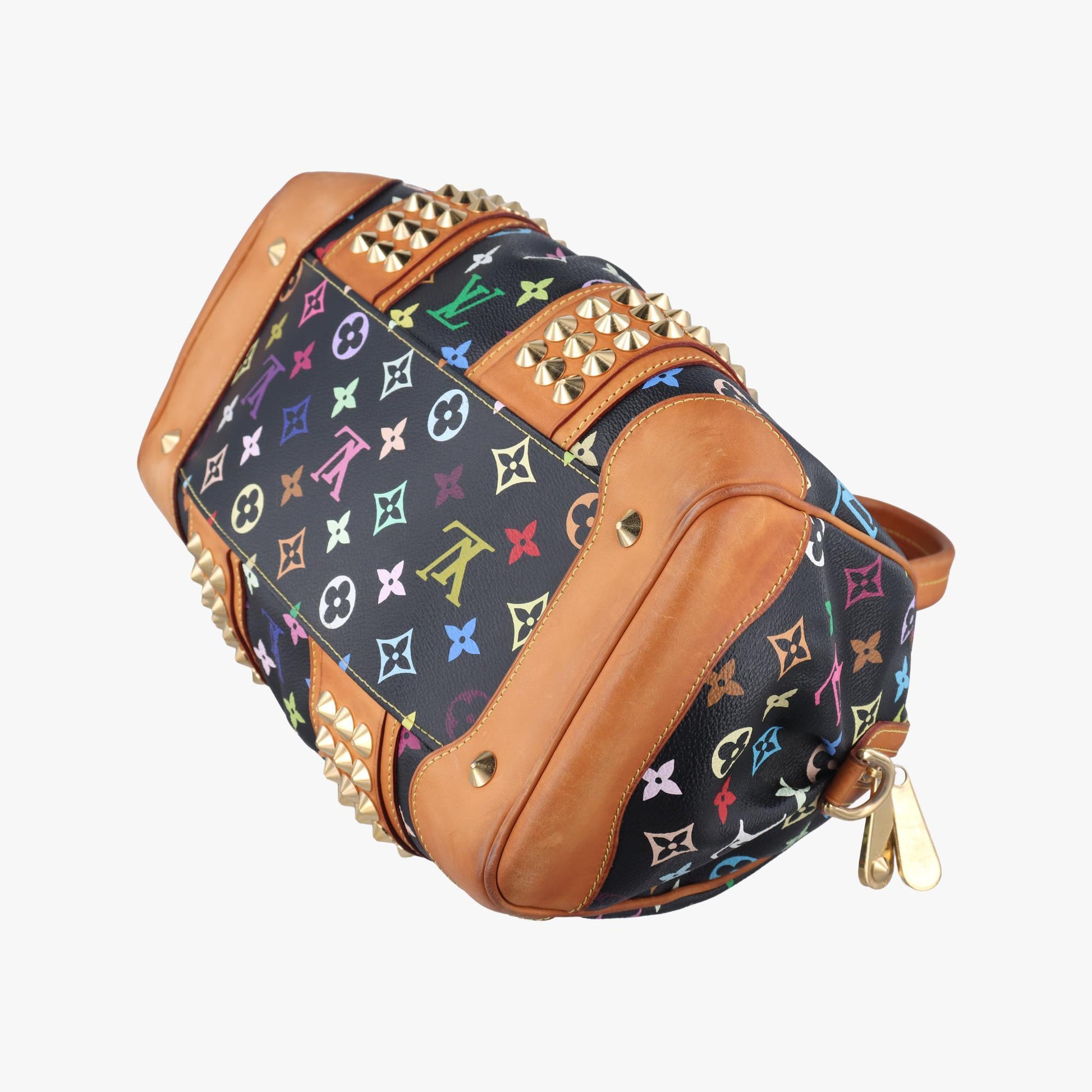 ルイヴィトン Louis Vuitton ショルダーバッグ レディース コートニーMM ブラック モノグラム マルチカラー M45642 TR1108