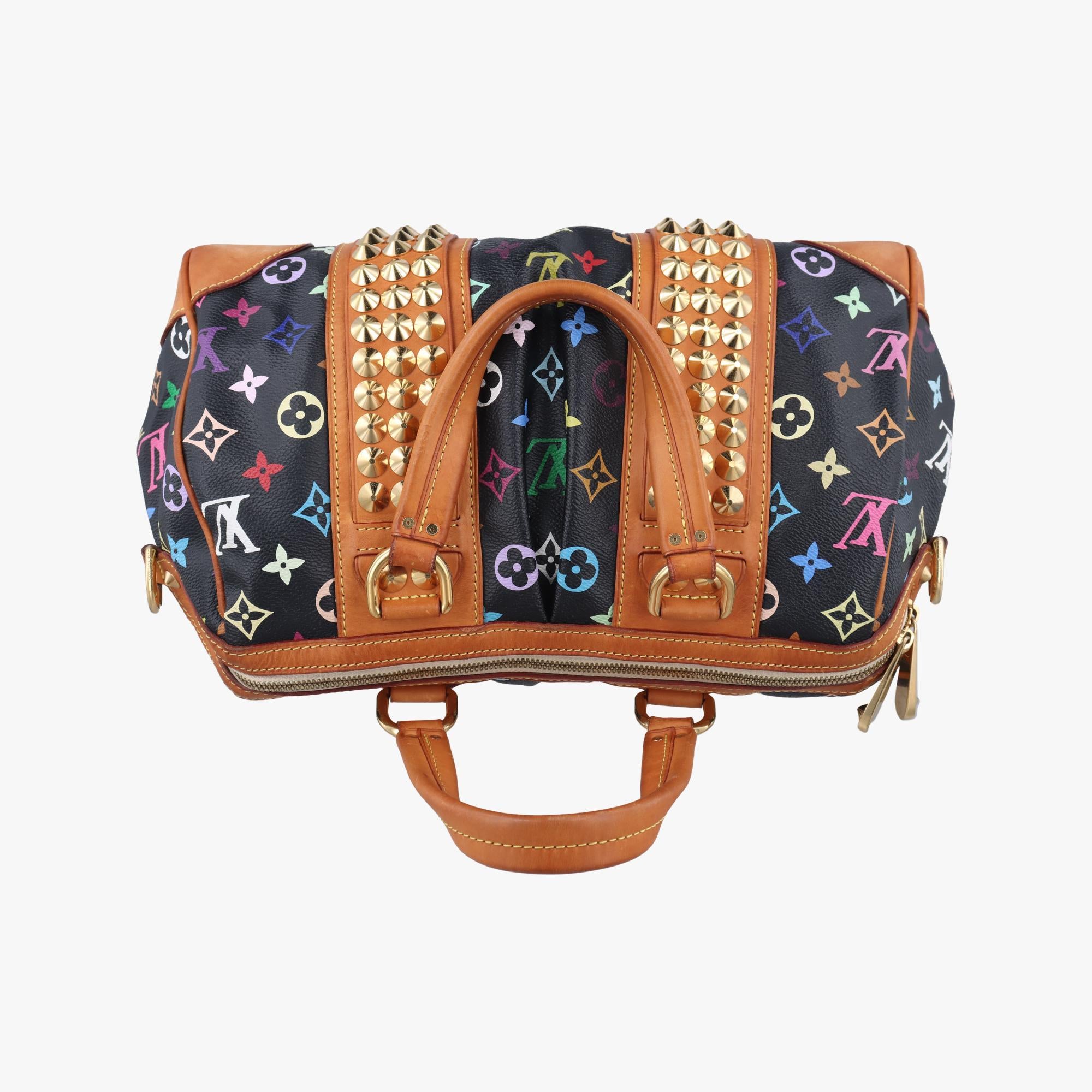 ルイヴィトン Louis Vuitton ショルダーバッグ レディース コートニーMM ブラック モノグラム マルチカラー M45642 TR1108