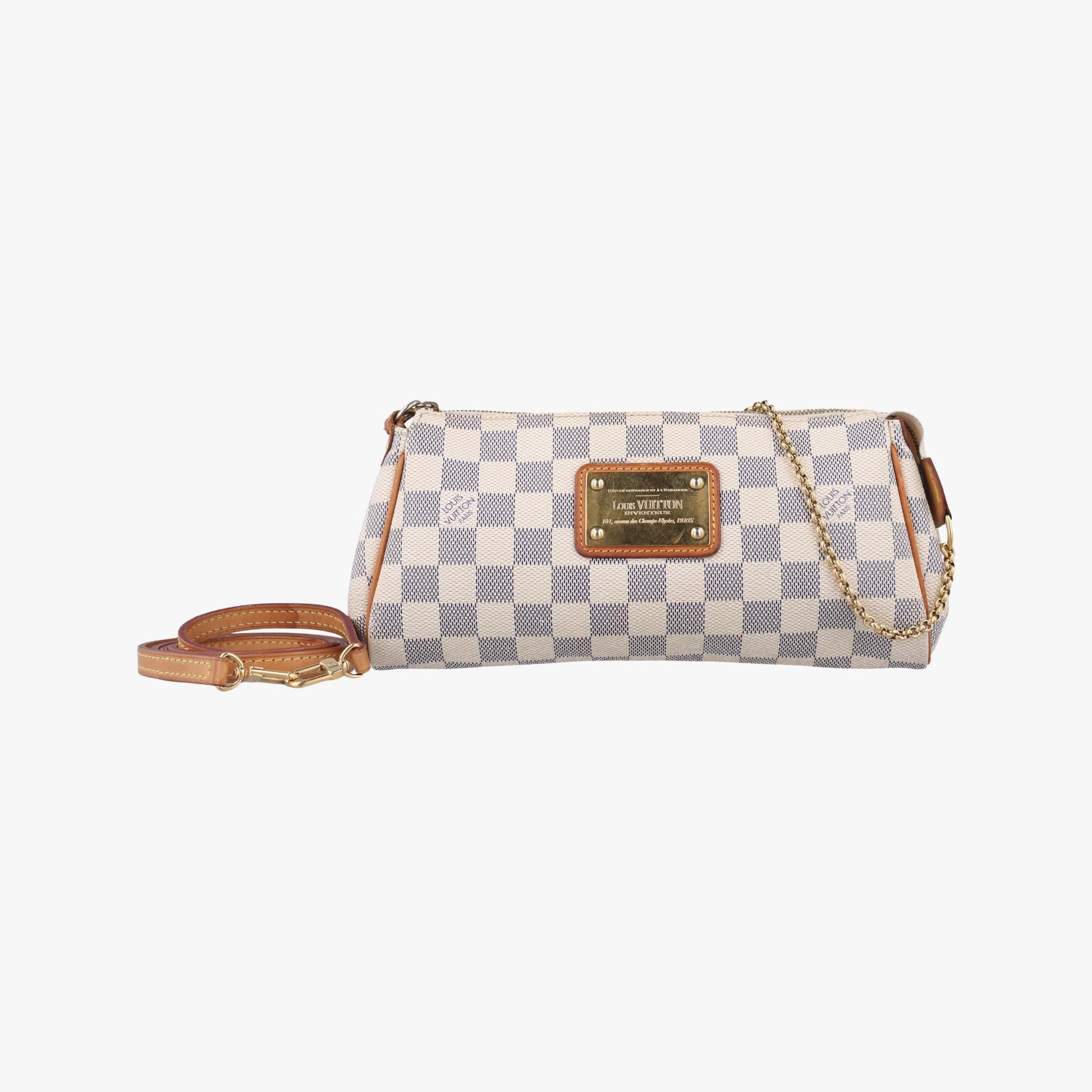 ルイヴィトン Louis Vuitton ショルダーバッグ レディース エヴァ ホワイト ダミエキャンバス N55214 DU1112