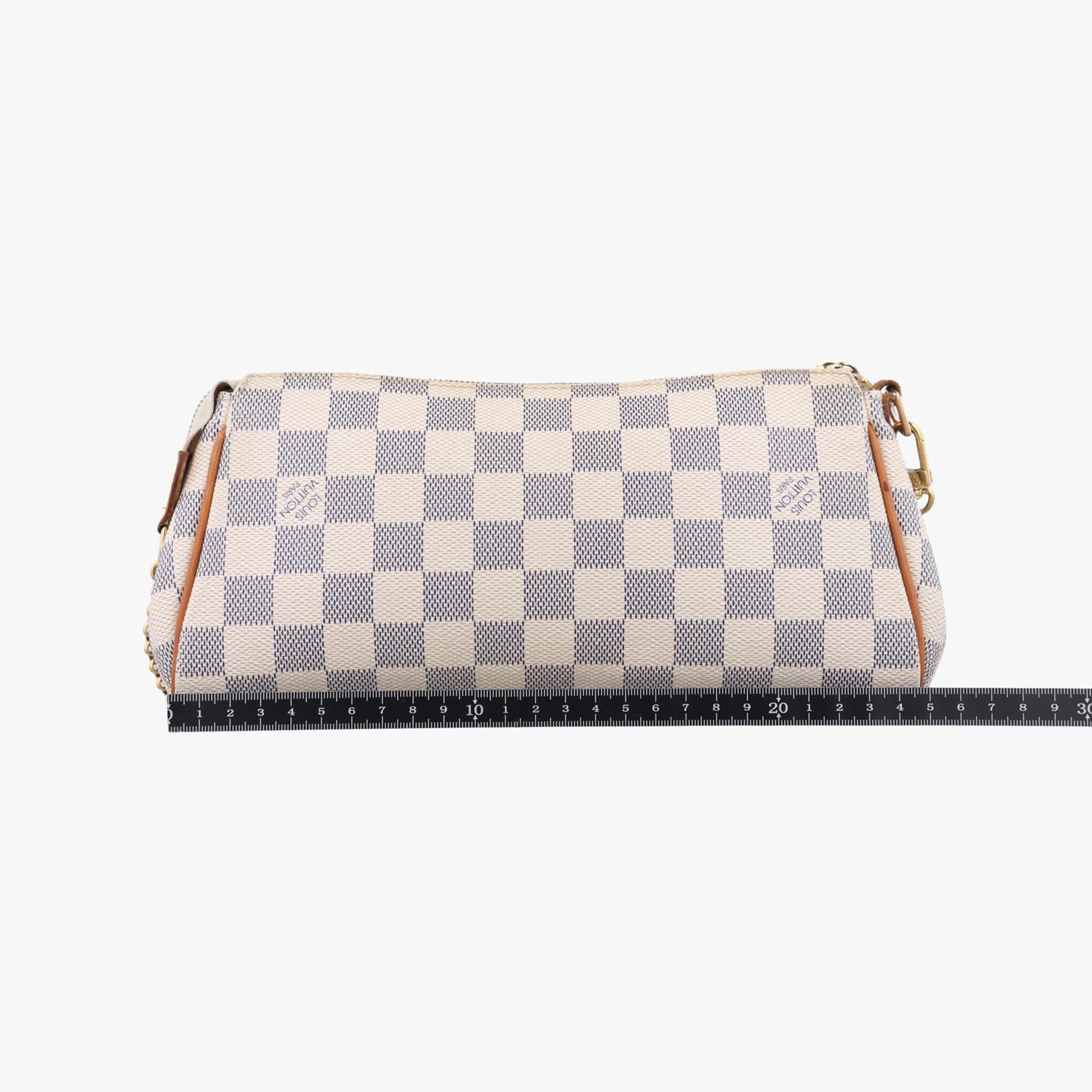 ルイヴィトン Louis Vuitton ショルダーバッグ レディース エヴァ ホワイト ダミエキャンバス N55214 DU1112