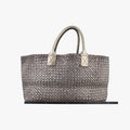 ボッテガヴェネタ Bottega Veneta ハンドバッグ レディース カバMM グレー レザー 115664 VGBE1 2024EPEV 2007 6104 A