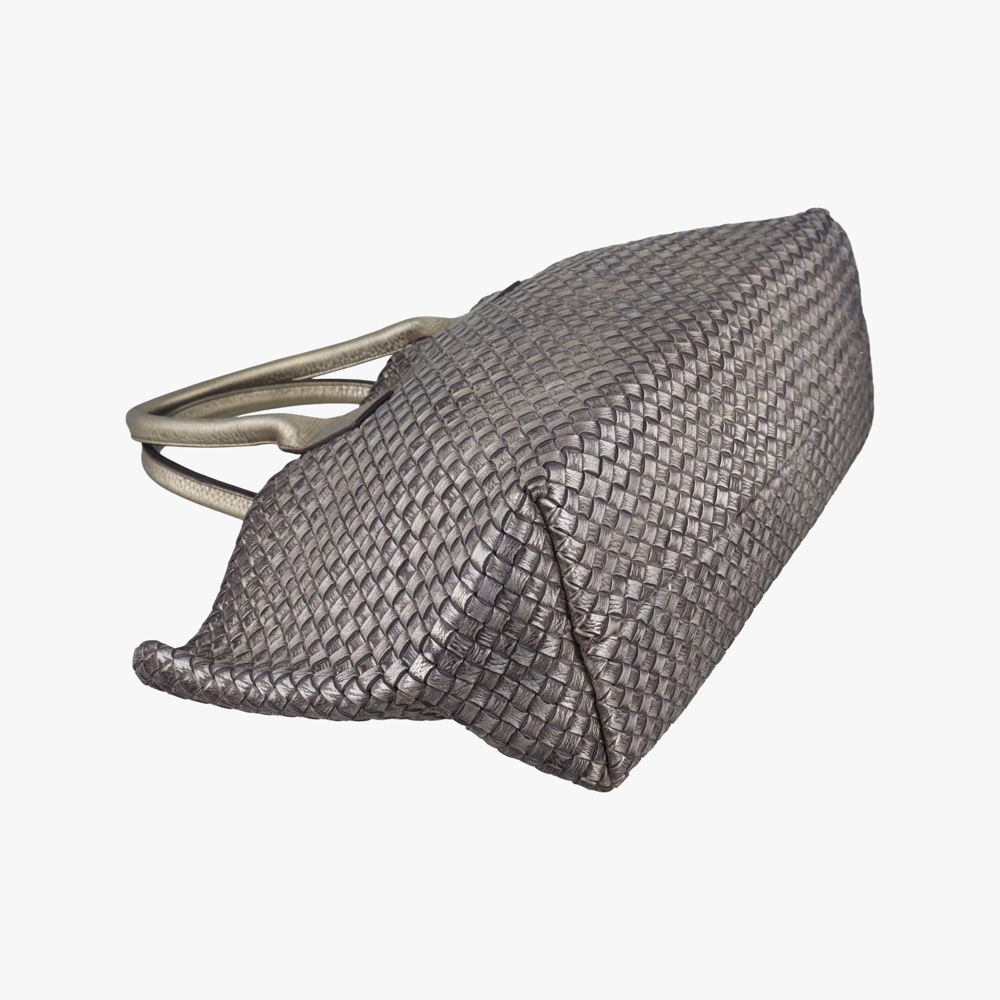 ボッテガヴェネタ Bottega Veneta ハンドバッグ レディース カバMM グレー レザー 115664 VGBE1 2024EPEV 2007 6104 A