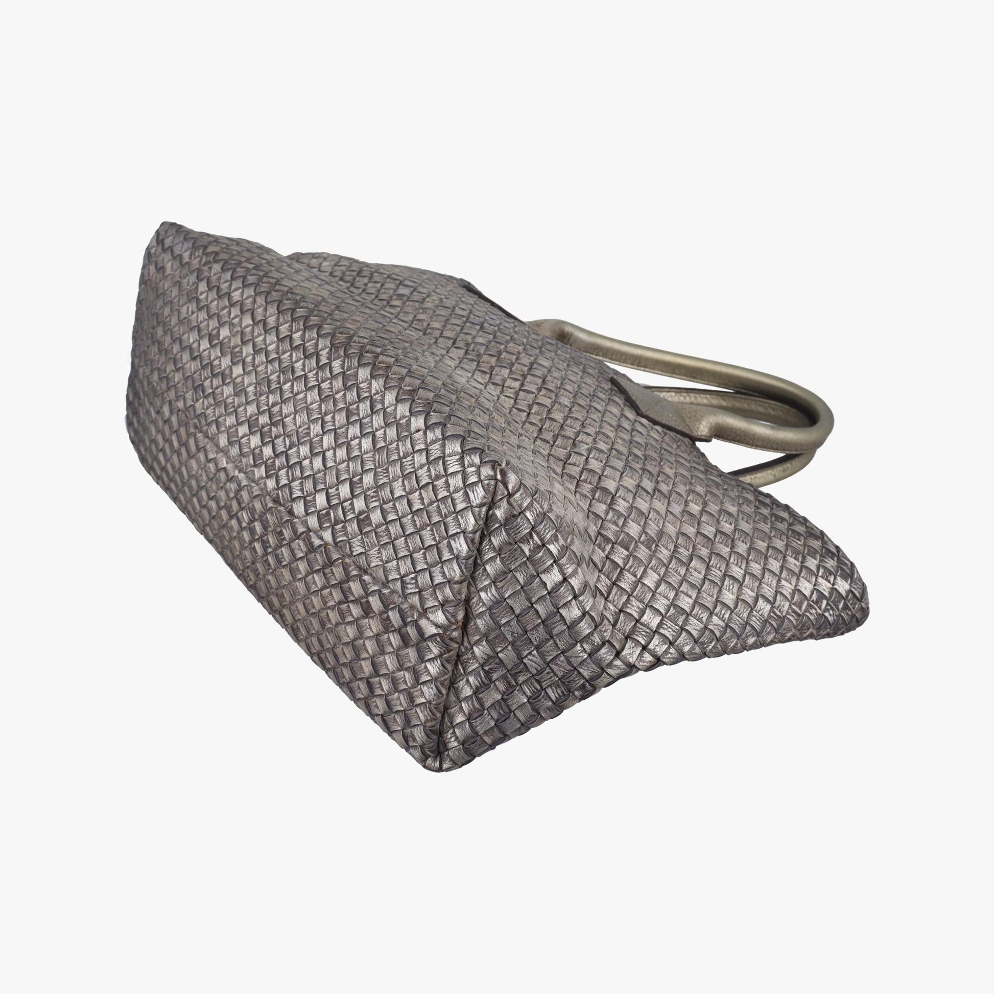 ボッテガヴェネタ Bottega Veneta ハンドバッグ レディース カバMM グレー レザー 115664 VGBE1 2024EPEV 2007 6104 A