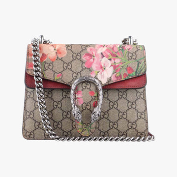 グッチ Gucci ショルダーバッグ レディース ディオニュソス グレー PVCコーティングキャンバス×スエード 421970 F025420605