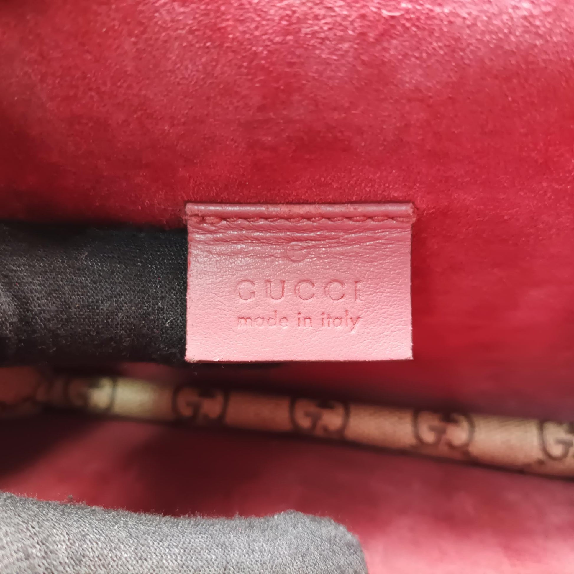 グッチ Gucci ショルダーバッグ レディース ディオニュソス グレー PVCコーティングキャンバス×スエード 421970 F025420605