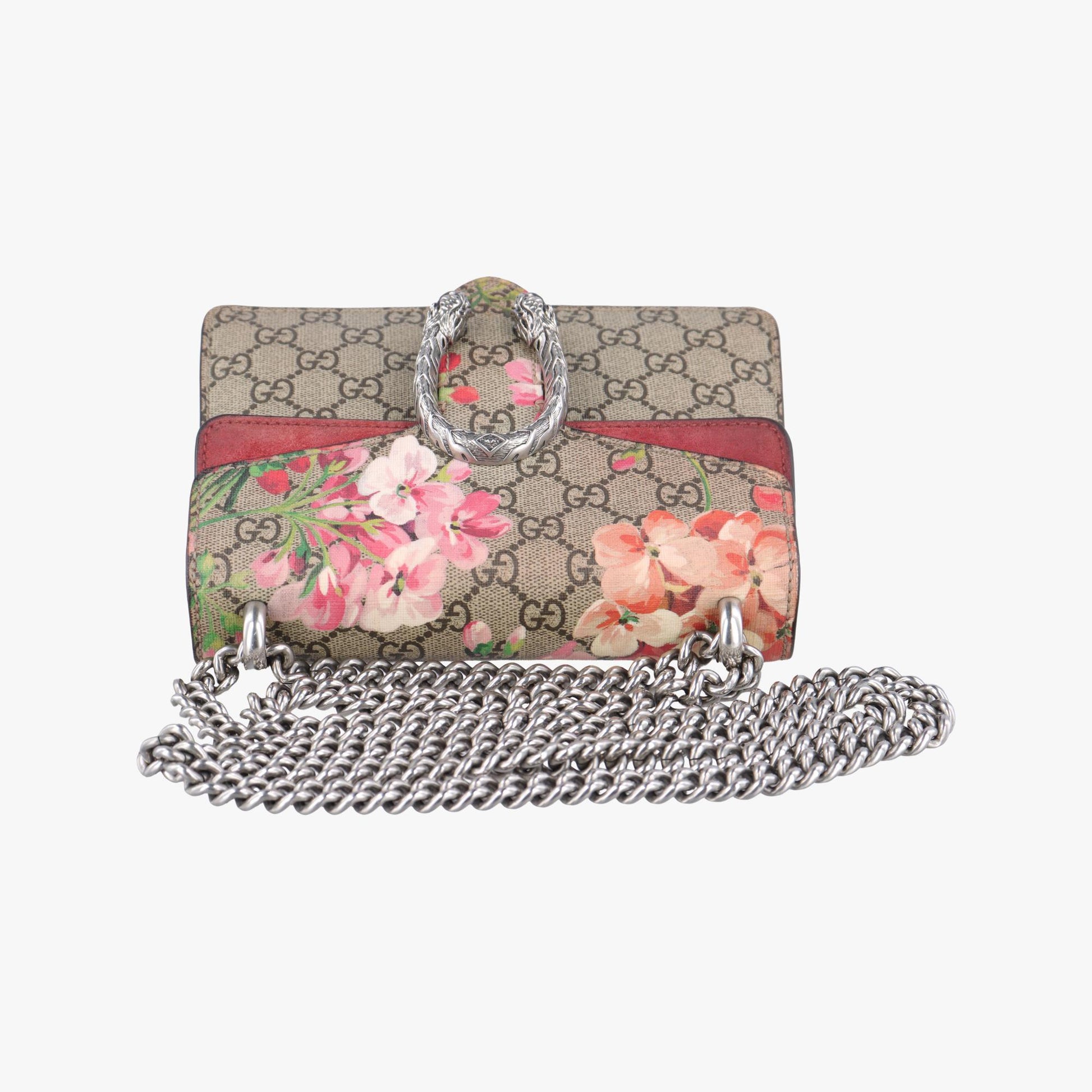 グッチ Gucci ショルダーバッグ レディース ディオニュソス グレー PVCコーティングキャンバス×スエード 421970 F025420605