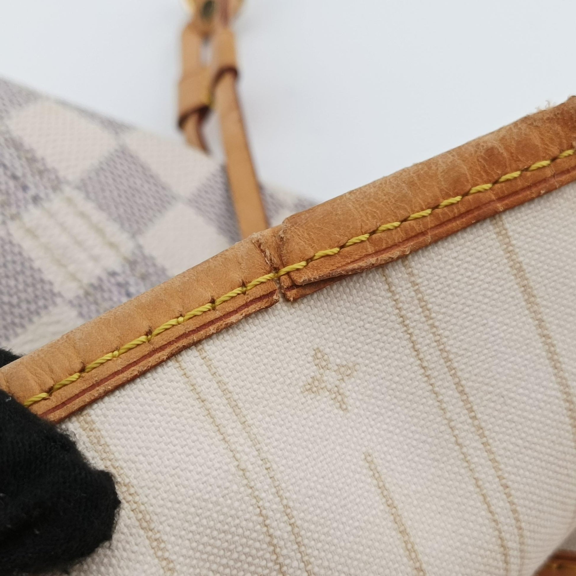 ルイヴィトン Louis Vuitton ショルダーバッグ レディース ネヴァーフルMM ホワイト ダミエキャンバス N51107 SP4059