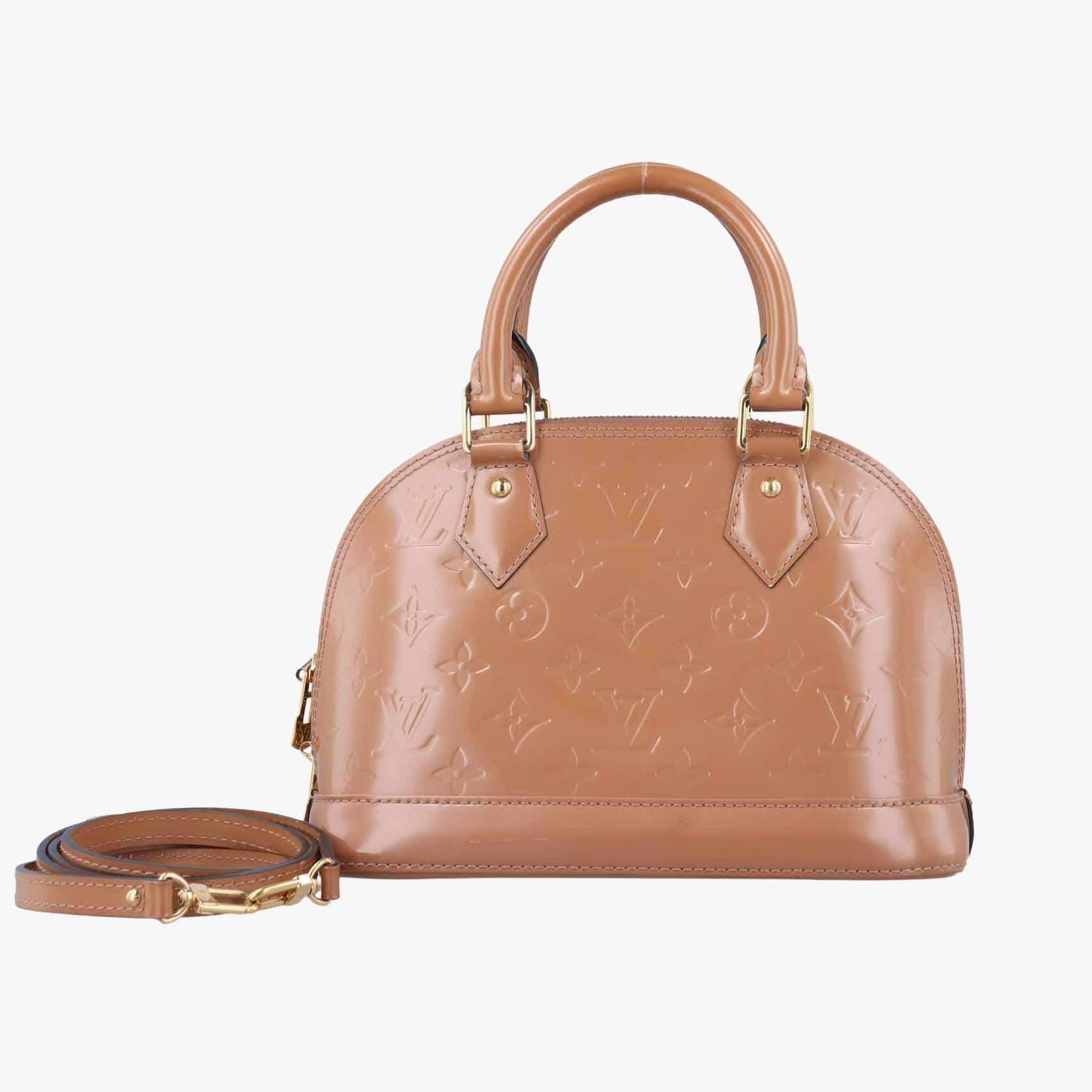 ルイヴィトン Louis Vuitton ショルダーバッグ レディース アルマBB ブラウン ヴェルニ M91585 MI5112