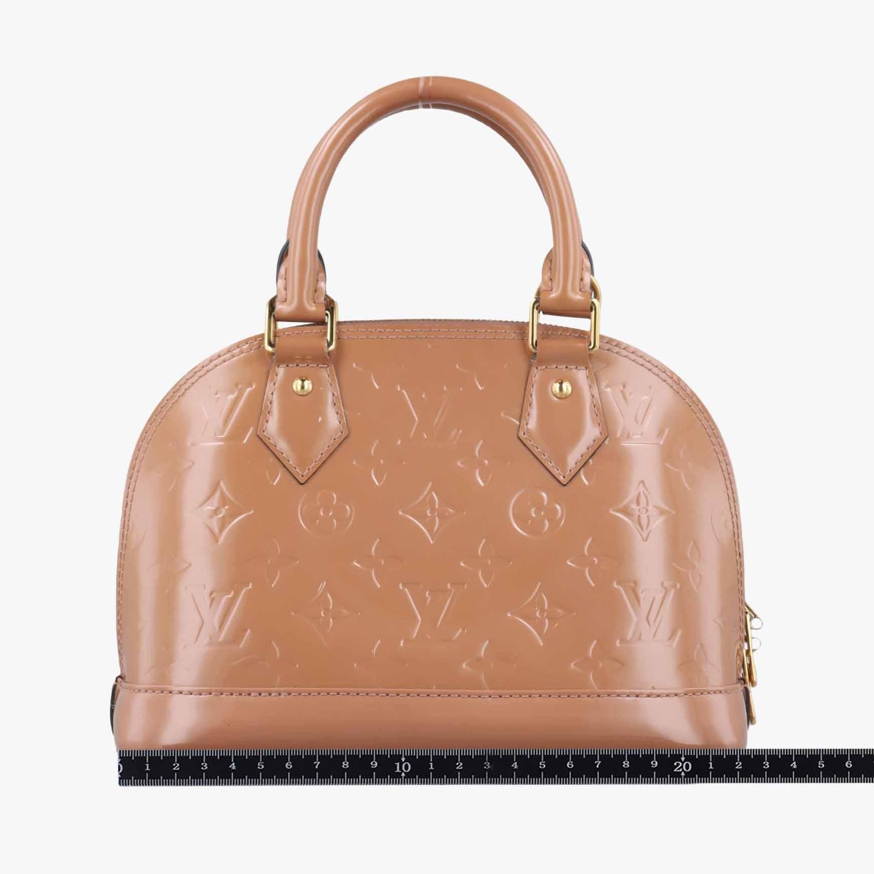 ルイヴィトン Louis Vuitton ショルダーバッグ レディース アルマBB ブラウン ヴェルニ M91585 MI5112