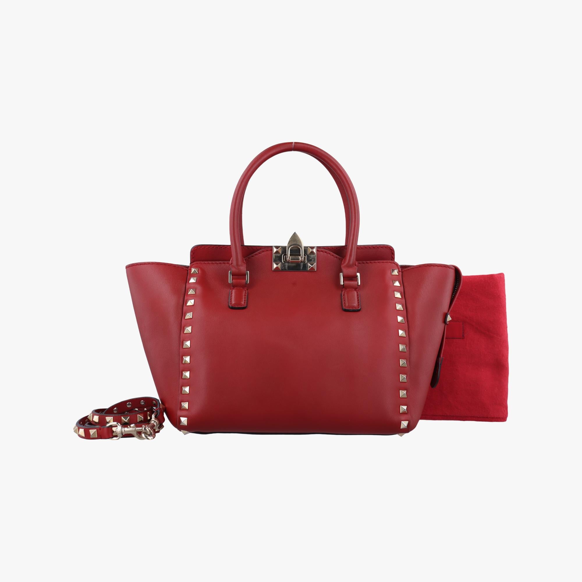 ヴァレンティノ Valentino ショルダーバッグ レディース ロックスタッズ レッド レザー BGF540BOL1