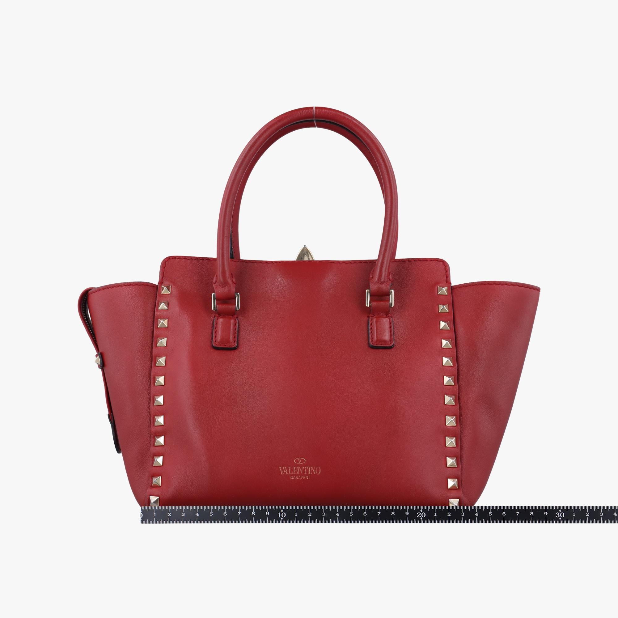 ヴァレンティノ Valentino ショルダーバッグ レディース ロックスタッズ レッド レザー BGF540BOL1