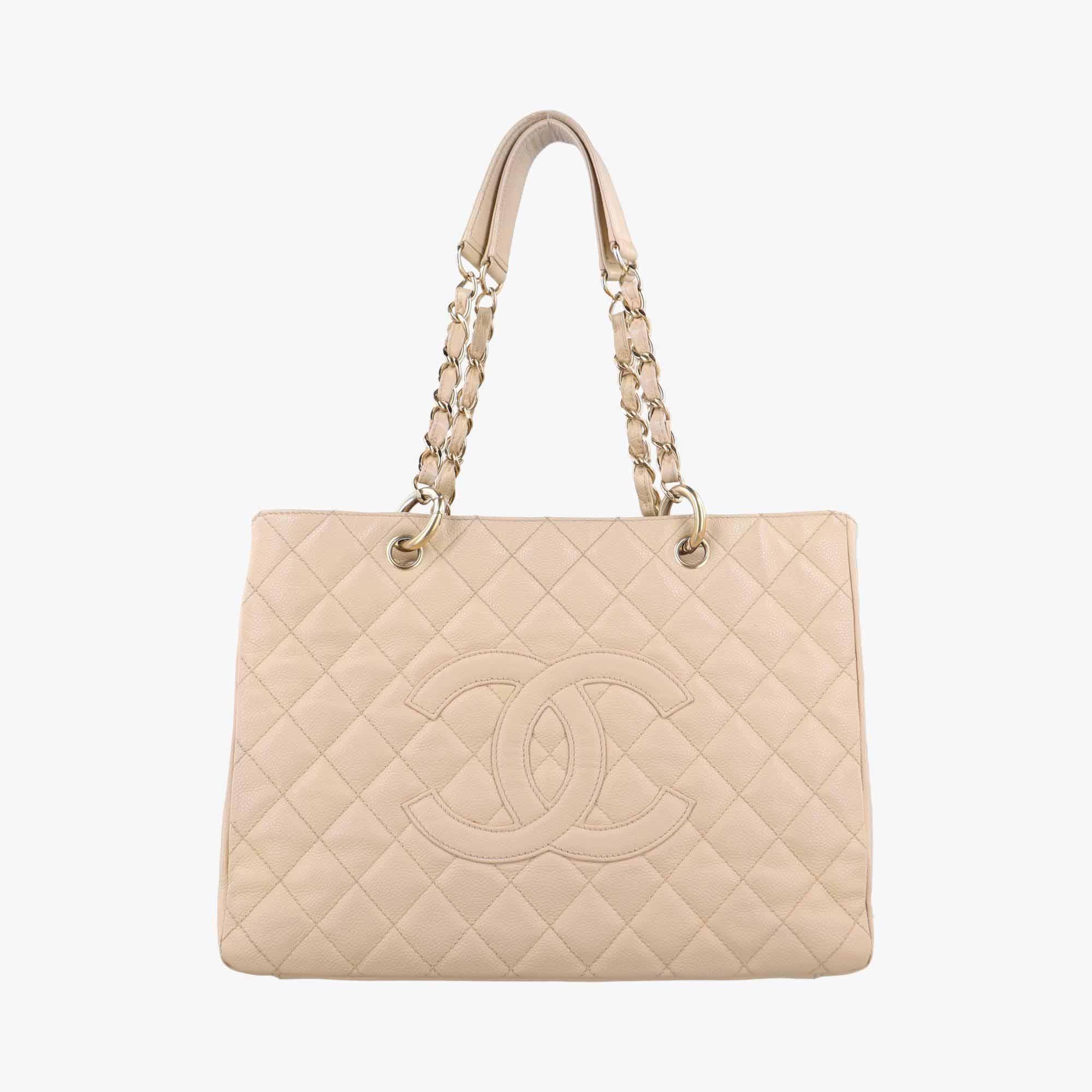 シャネル Chanel ショルダーバッグ レディース マトラッセ ココマークGST ベージュ キャビアスキン A20995 13028141