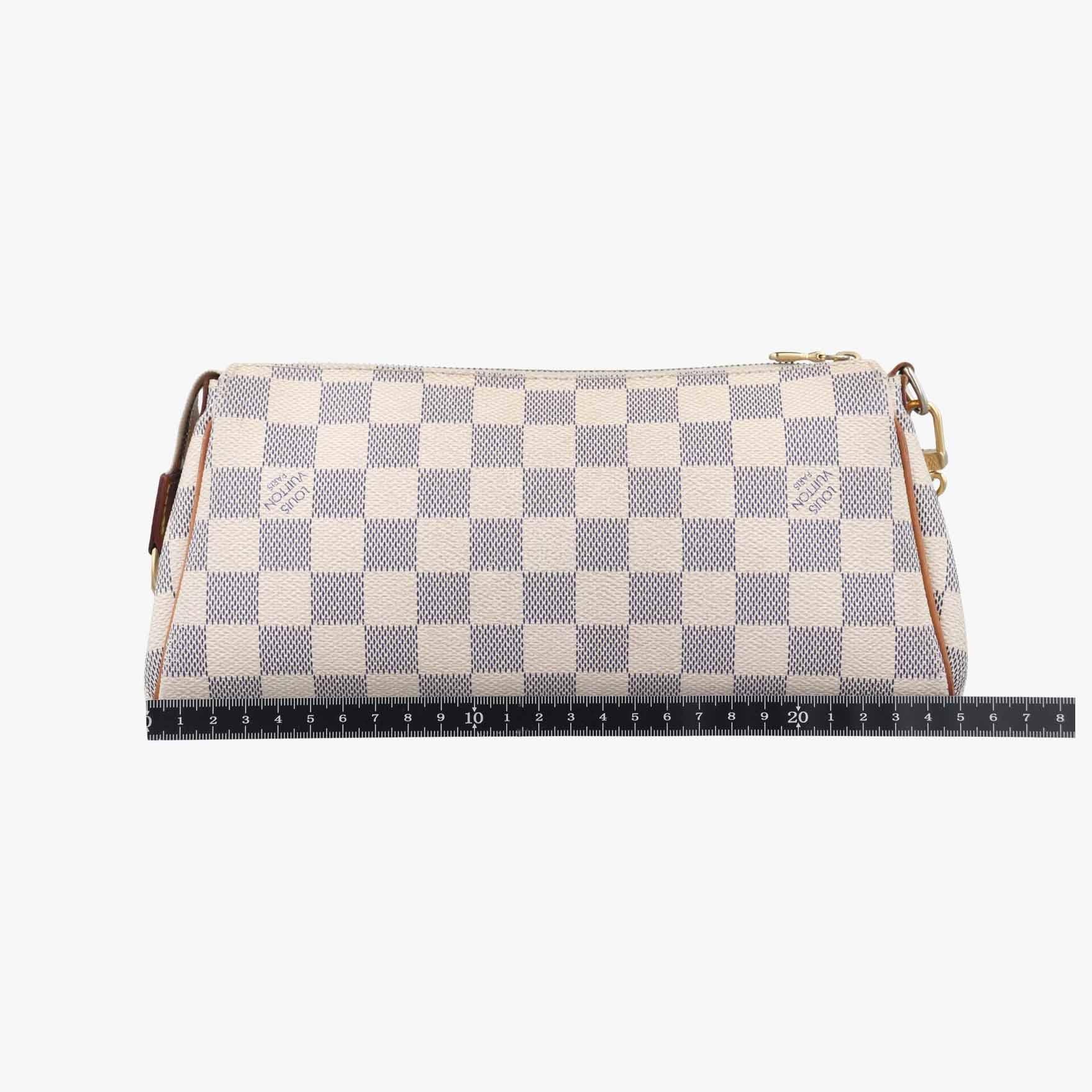 ルイヴィトン Louis Vuitton ショルダーバッグ レディース エヴァ ホワイト ダミエキャンバス N55214 DU3180