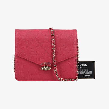 シャネル Chanel ショルダーバッグ レディース レッド A84411 25111949