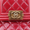 シャネル Chanel ショルダーバッグ レディース ボーイチェーントート レッド レザー A67648 17753740