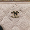 シャネル Chanel ショルダーバッグ レディース マトラッセ スモール バニティ ケース ピンク キャビアスキン AP1340 31714813