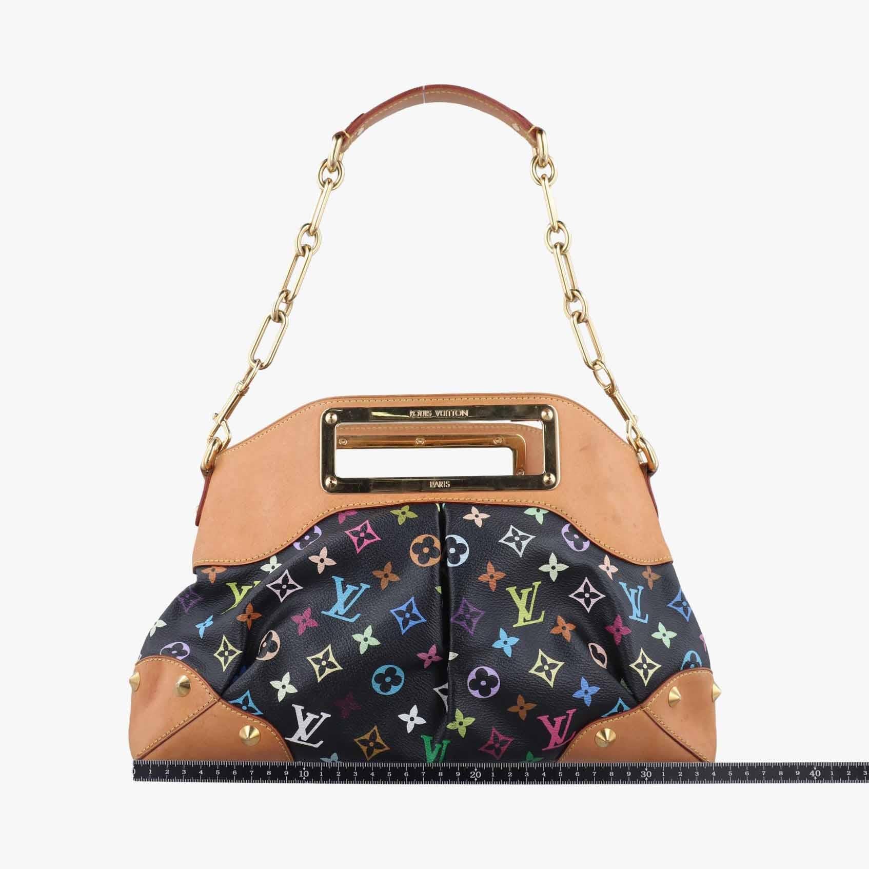 ルイヴィトン Louis Vuitton ショルダーバッグ レディース ジュディMM ブラック モノグラム マルチカラー M40256 TR0141