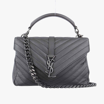 イヴサンローラン Yves saint Laurent ショルダーバッグ レディース グレー TCT428056.0516