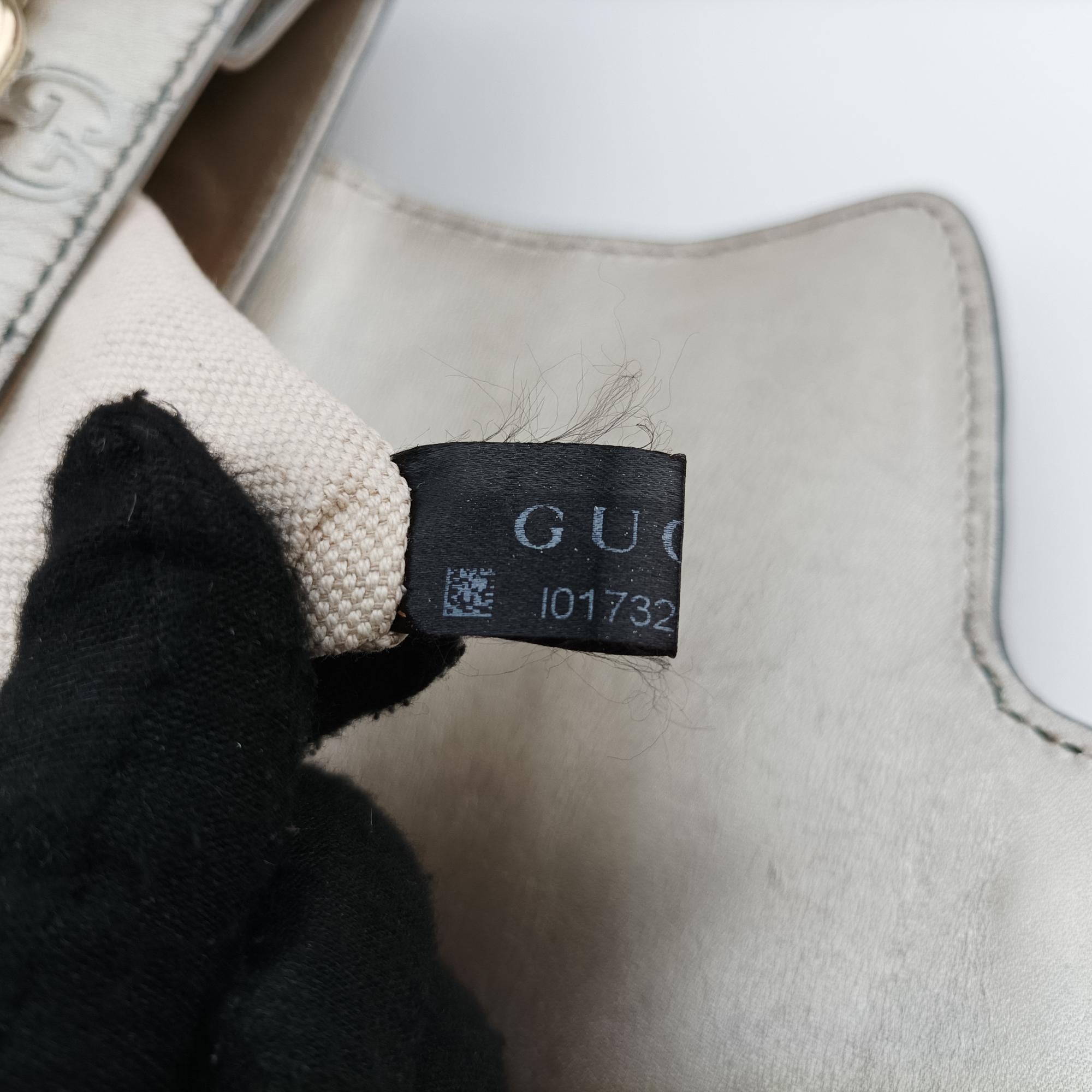 グッチ Gucci ショルダーバッグ レディース エミリー シルバー レザー 295403 I017328658