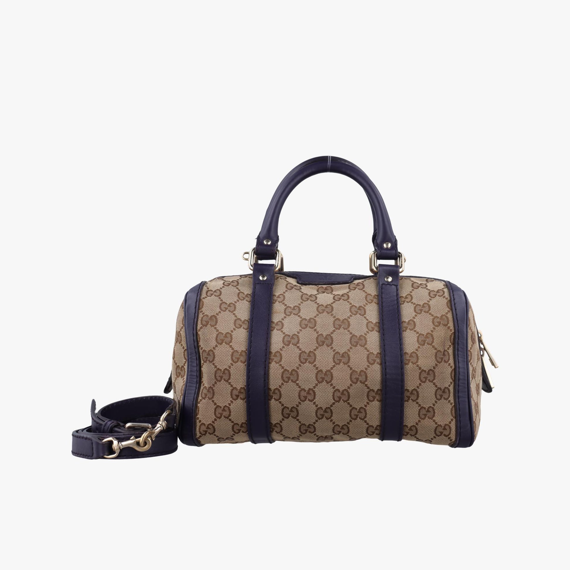 グッチ Gucci ボストンバッグ レディース シェリーライン カーキ レザー×ファブリック 269876 H014565073