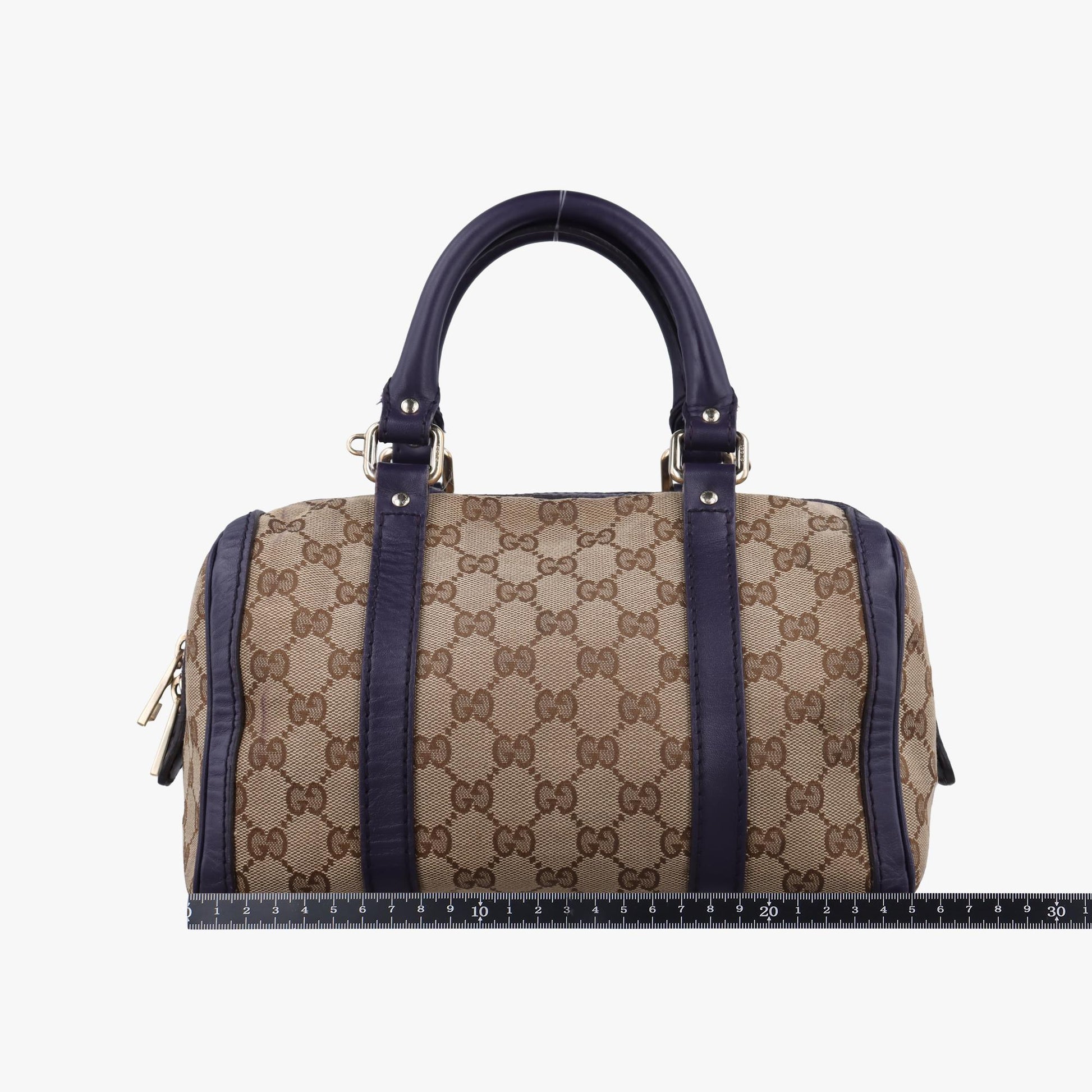 グッチ Gucci ボストンバッグ レディース シェリーライン カーキ レザー×ファブリック 269876 H014565073