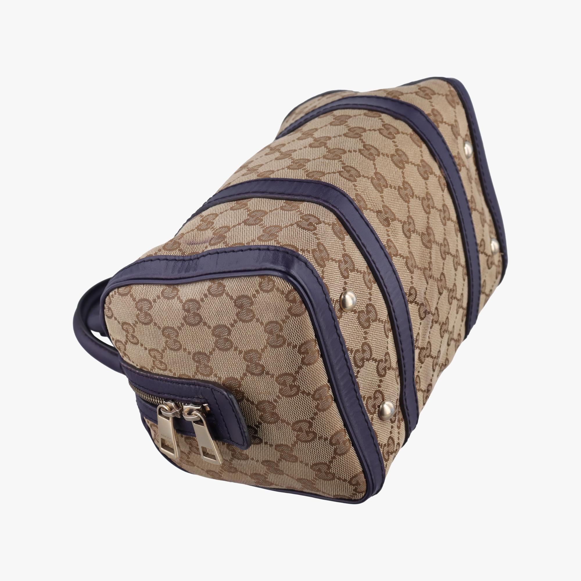 グッチ Gucci ボストンバッグ レディース シェリーライン カーキ レザー×ファブリック 269876 H014565073