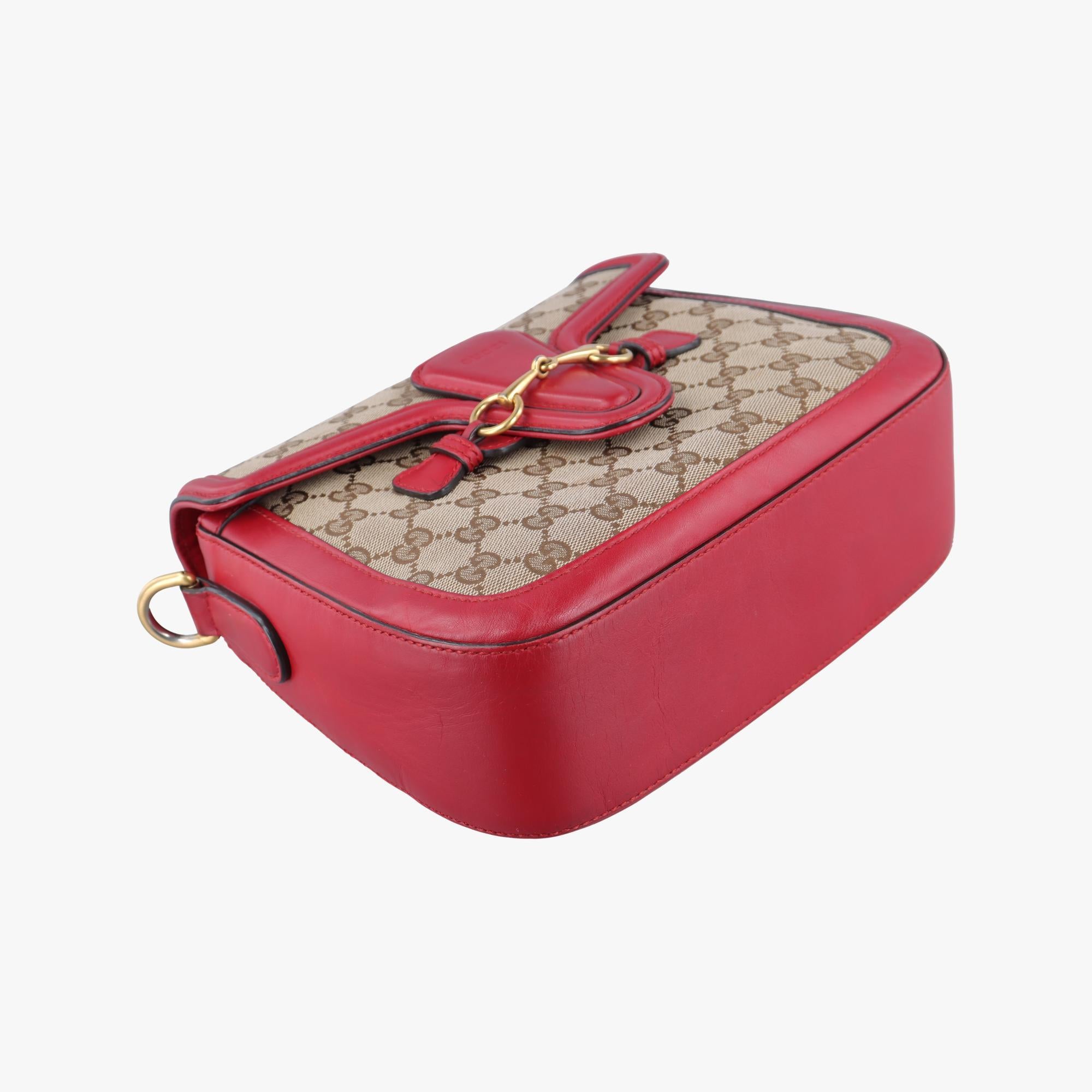 グッチ Gucci ショルダーバッグ レディース レディ ウェブ カーキ レザー×ファブリック 383848 C019075665