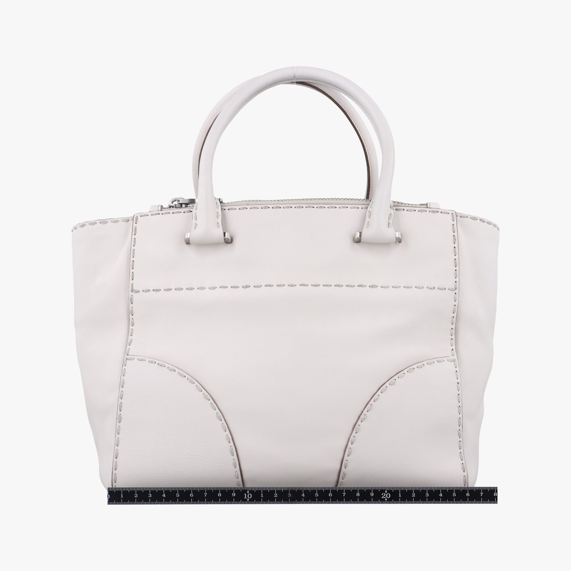 プラダ Prada ショルダーバッグ レディース タルコ シティ カーフ ツイン ポケット ホワイト レザー B2861K 7/E