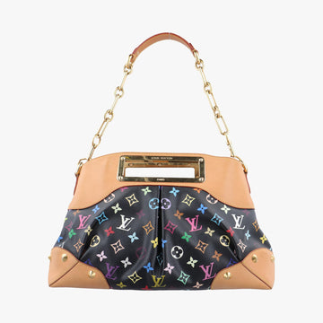 ルイヴィトン Louis Vuitton ショルダーバッグ レディース ジュディMM ブラック モノグラム マルチカラー M40256 TR1131