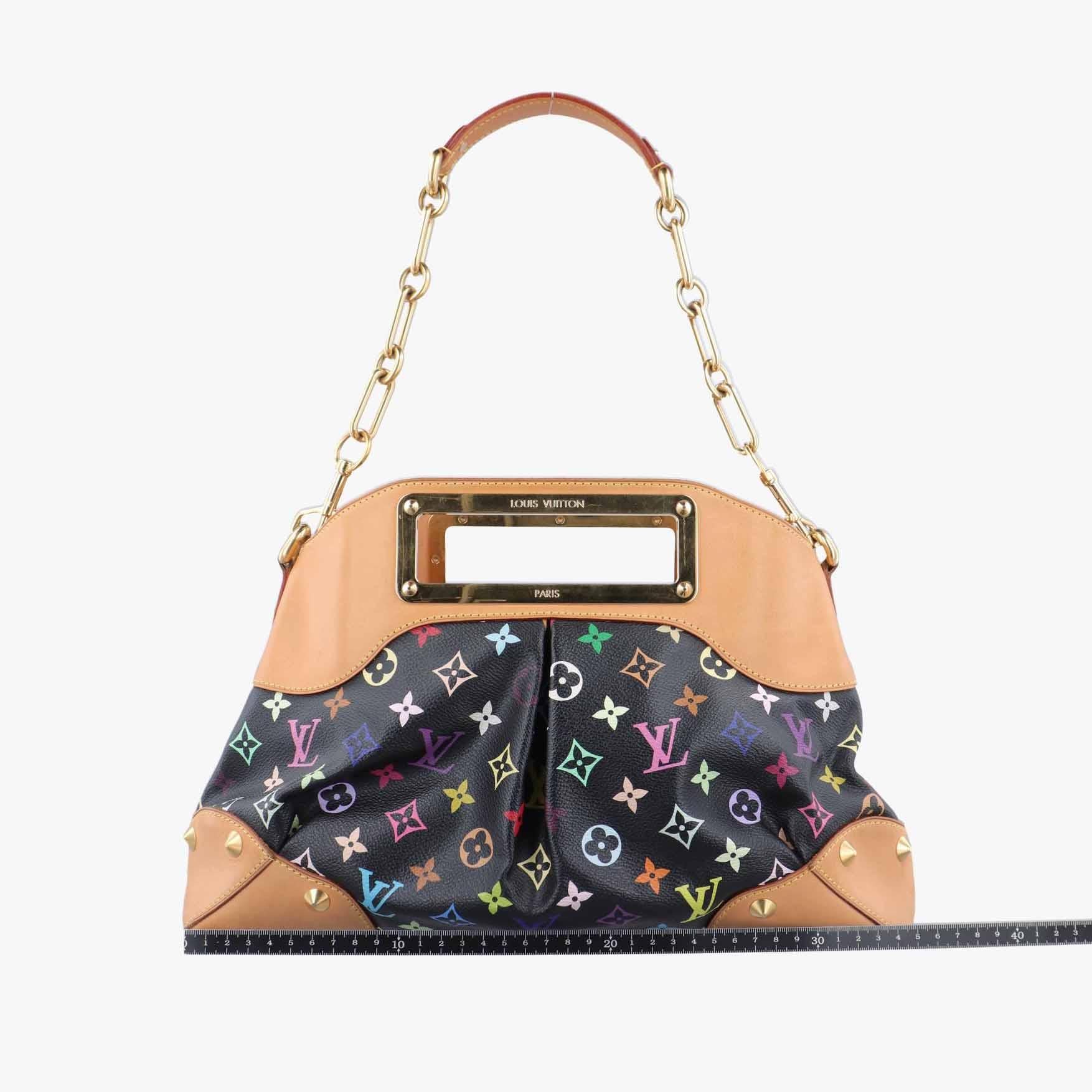 ルイヴィトン Louis Vuitton ショルダーバッグ レディース ジュディMM ブラック モノグラム マルチカラー M40256 TR1131