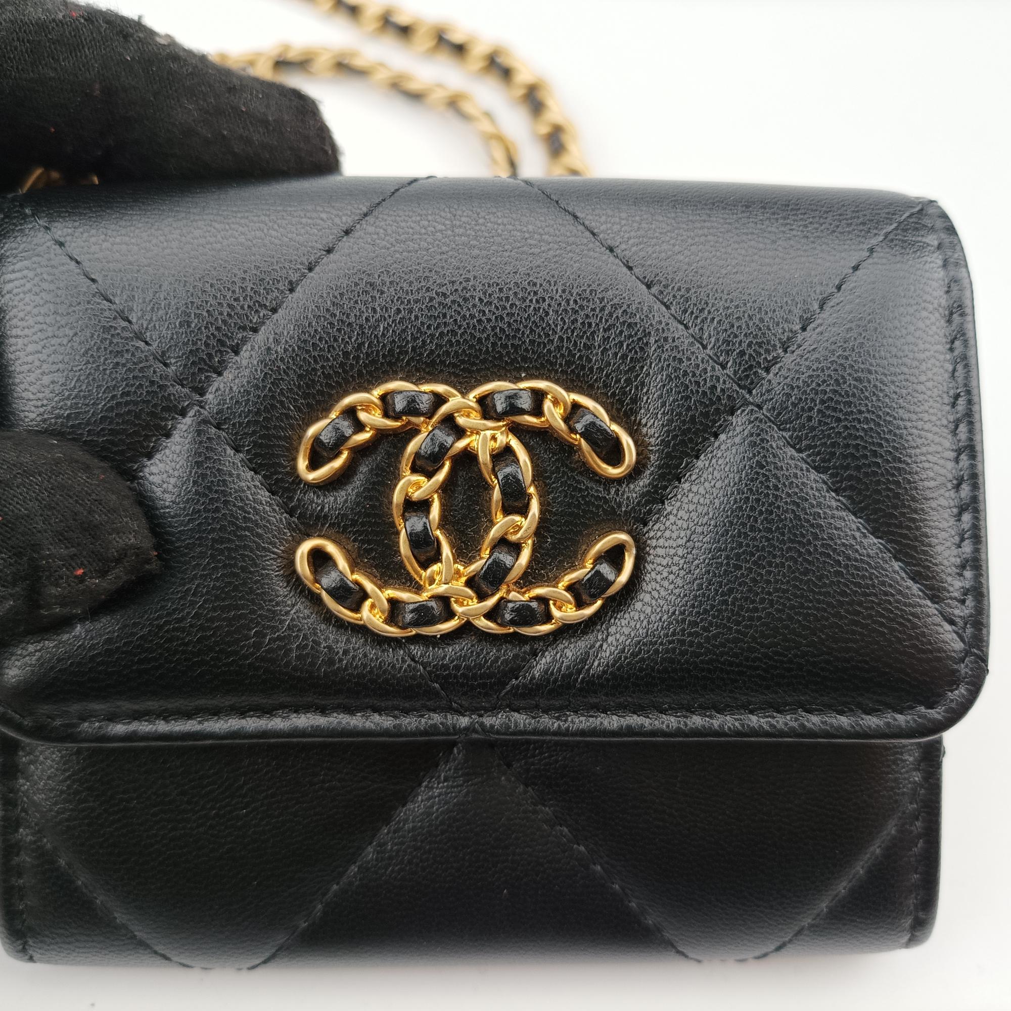 シャネル Chanel ショルダーバッグ レディース ミニマトラッセ ブラック ラムスキン AP1787 30642302