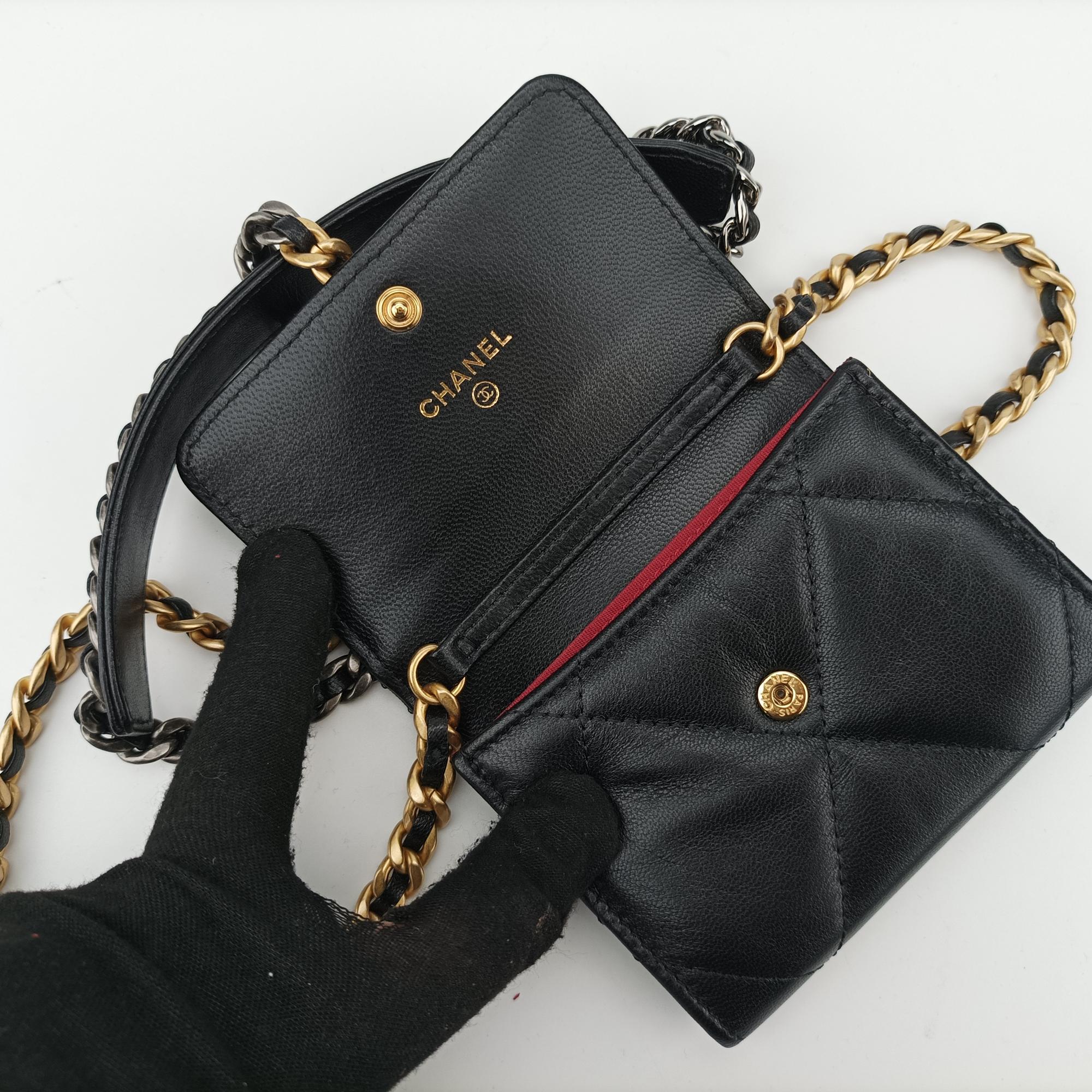 シャネル Chanel ショルダーバッグ レディース ミニマトラッセ ブラック ラムスキン AP1787 30642302