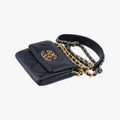 シャネル Chanel ショルダーバッグ レディース ミニマトラッセ ブラック ラムスキン AP1787 30642302