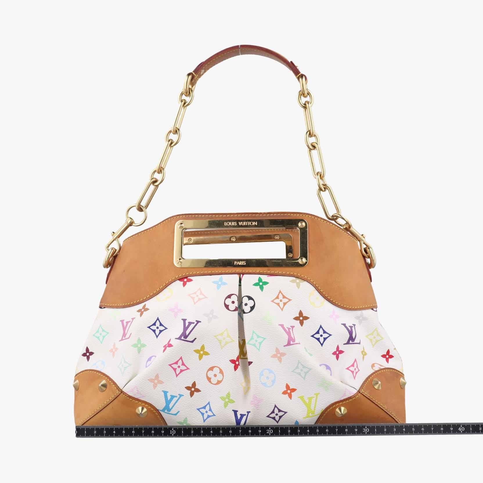 ルイヴィトン Louis Vuitton ショルダーバッグ レディース ジュディMM ホワイト モノグラム マルチカラー M40255 TH5010