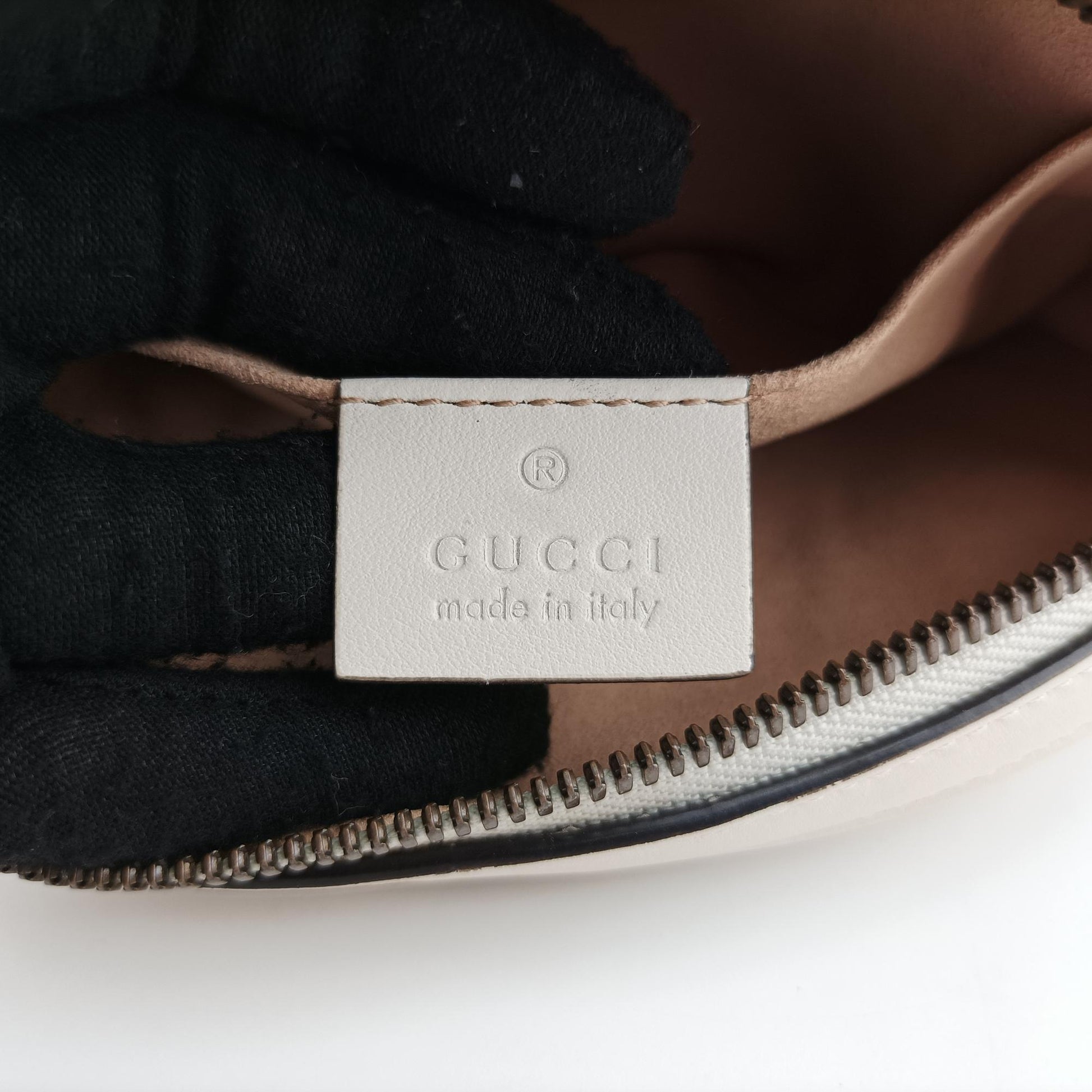 グッチ Gucci ボディバッグ/ウェストバッグ レディース GGマーモント ホワイト レザー 476434 H022512114