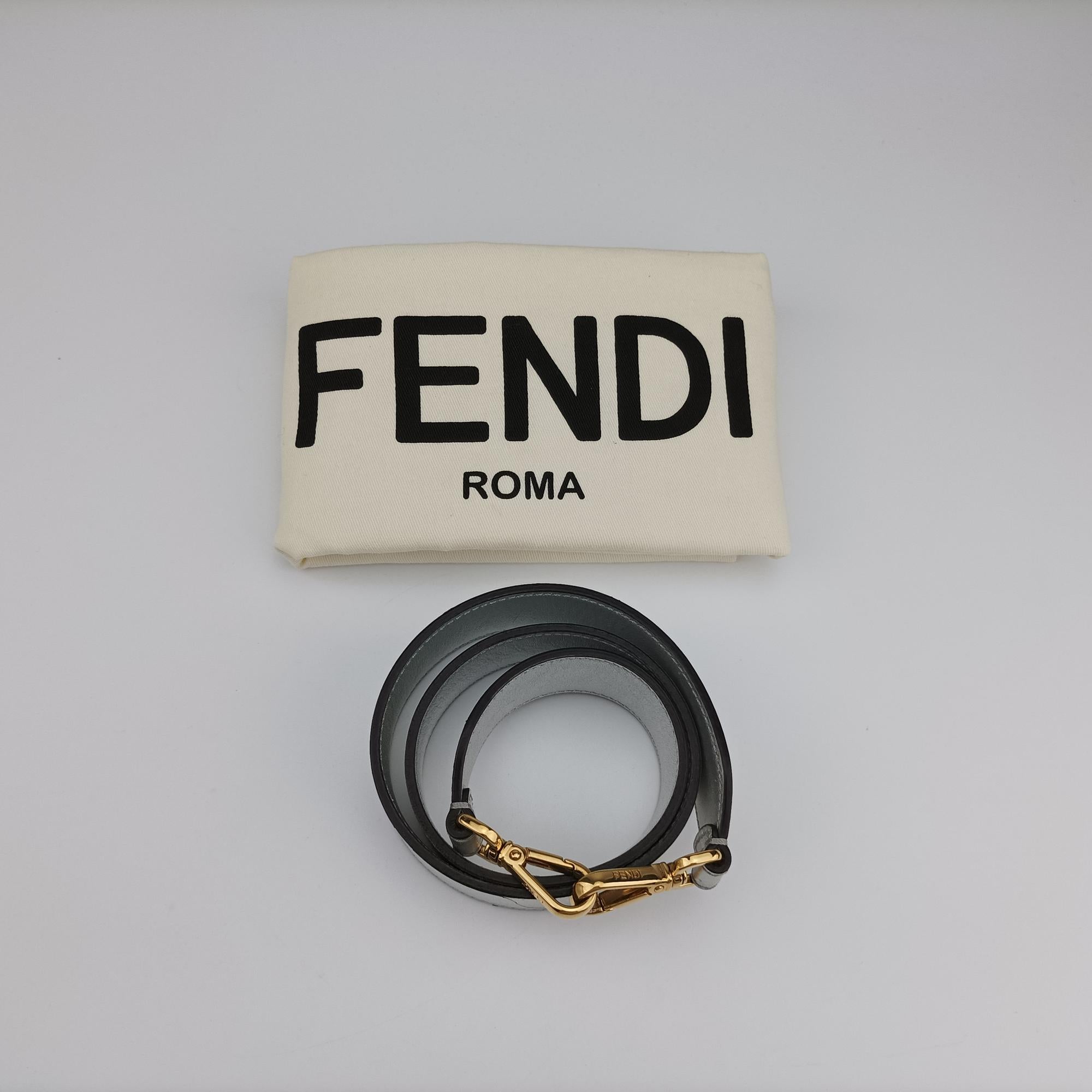 フェンディ Fendi ショルダーバッグ レディース サンシャインミディアム シルバー レザー 8BH386 AJH7 228-10429