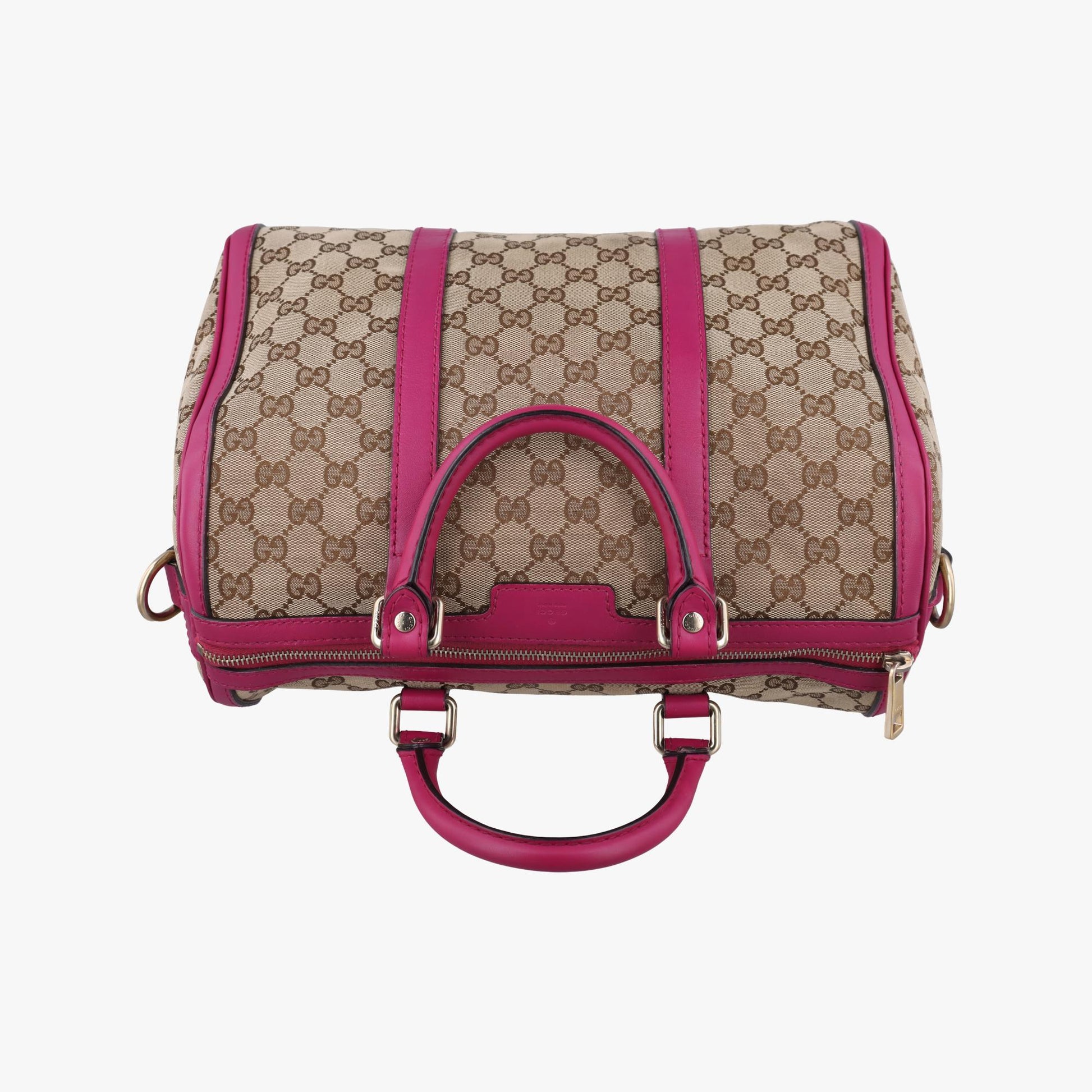 グッチ Gucci ボストンバッグ レディース シェリーライン カーキ レザー×ファブリック 247205 I015392477