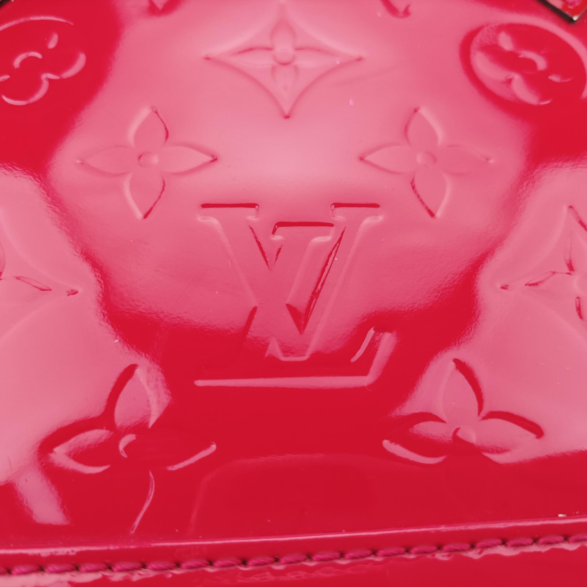 ルイヴィトン Louis Vuitton ショルダーバッグ レディース アルマBB レッド ヴェルニ M91606 MI4132