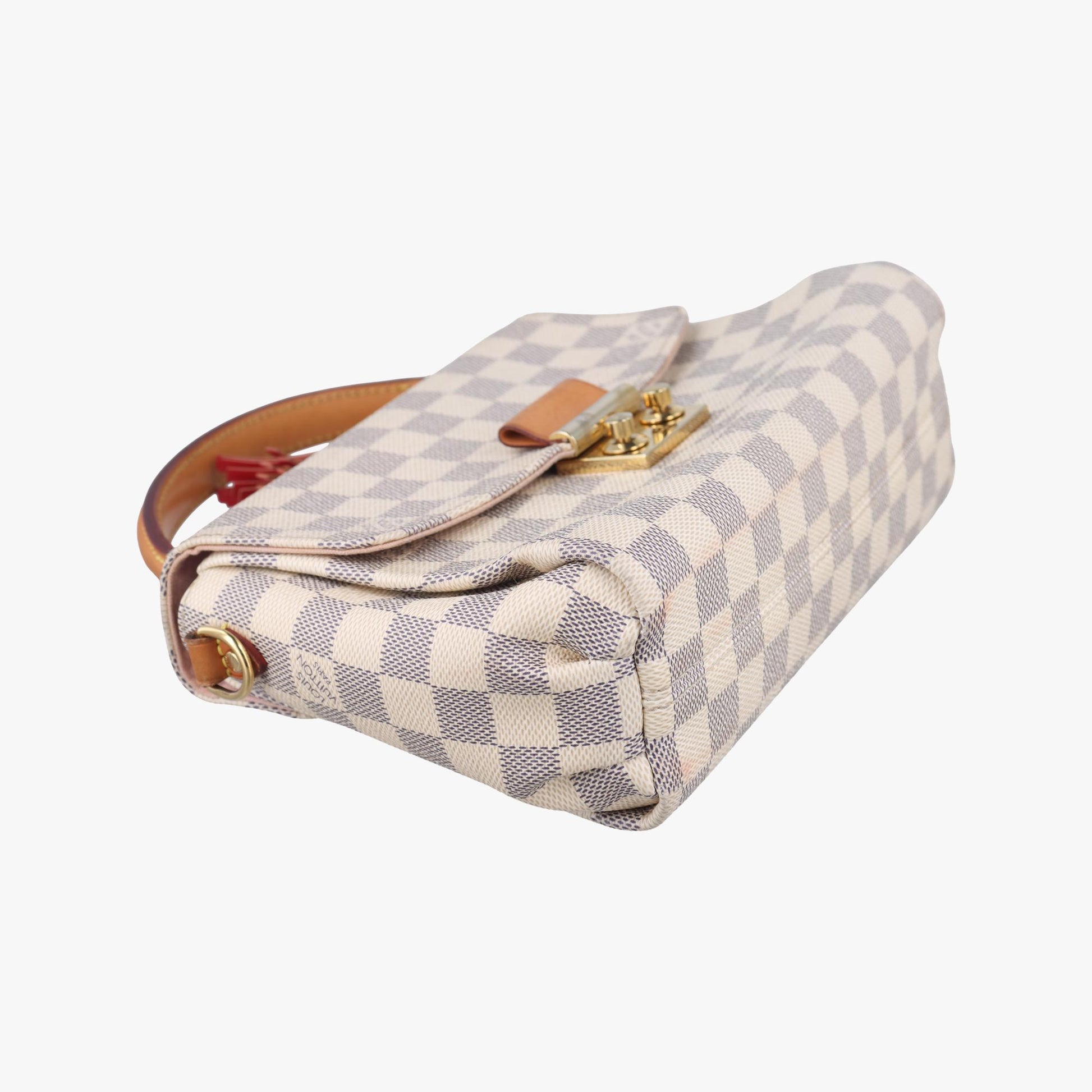 ルイヴィトン Louis Vuitton ショルダーバッグ レディース クロワゼット ホワイト ダミエキャンバス N41581 TR2126