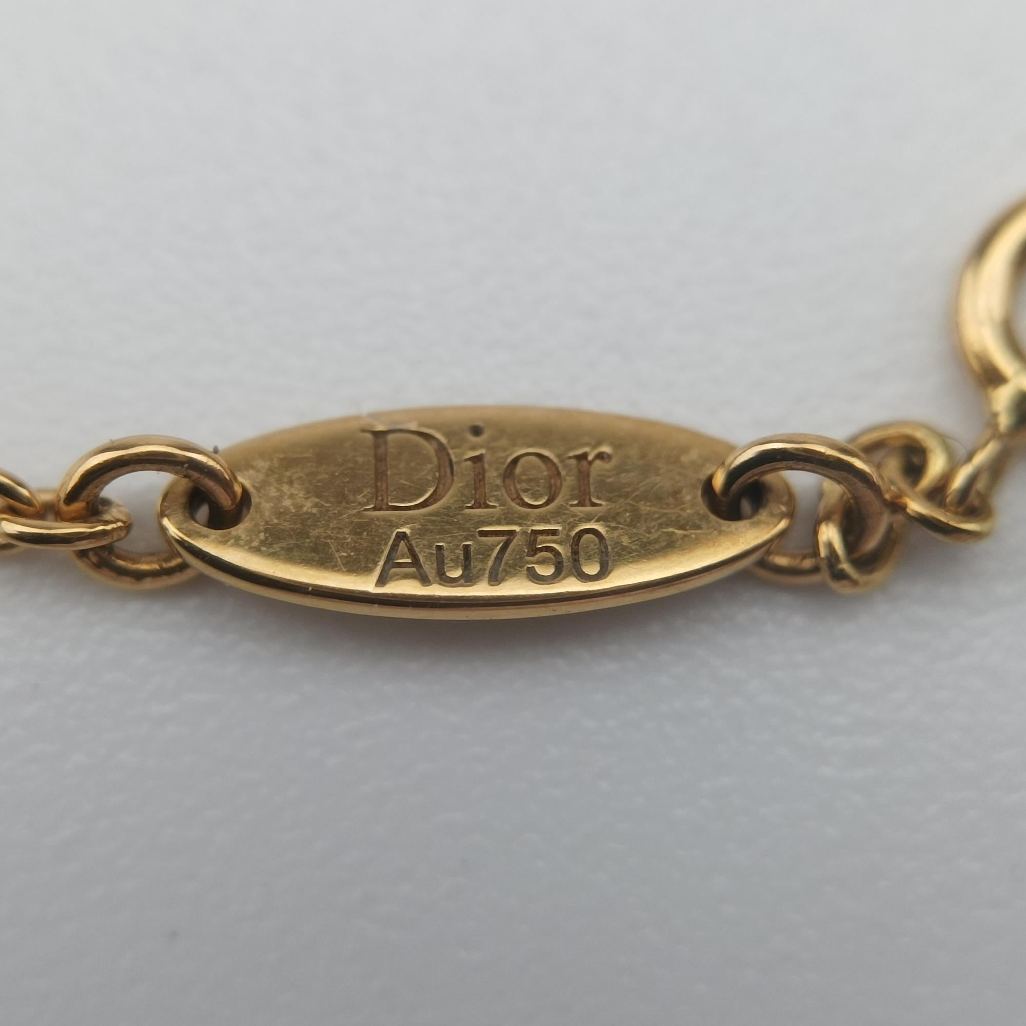 クリスチャンディオール Christian Dior ネックレス レディース ローズデヴァン メダリオン グリーン AU750 122037