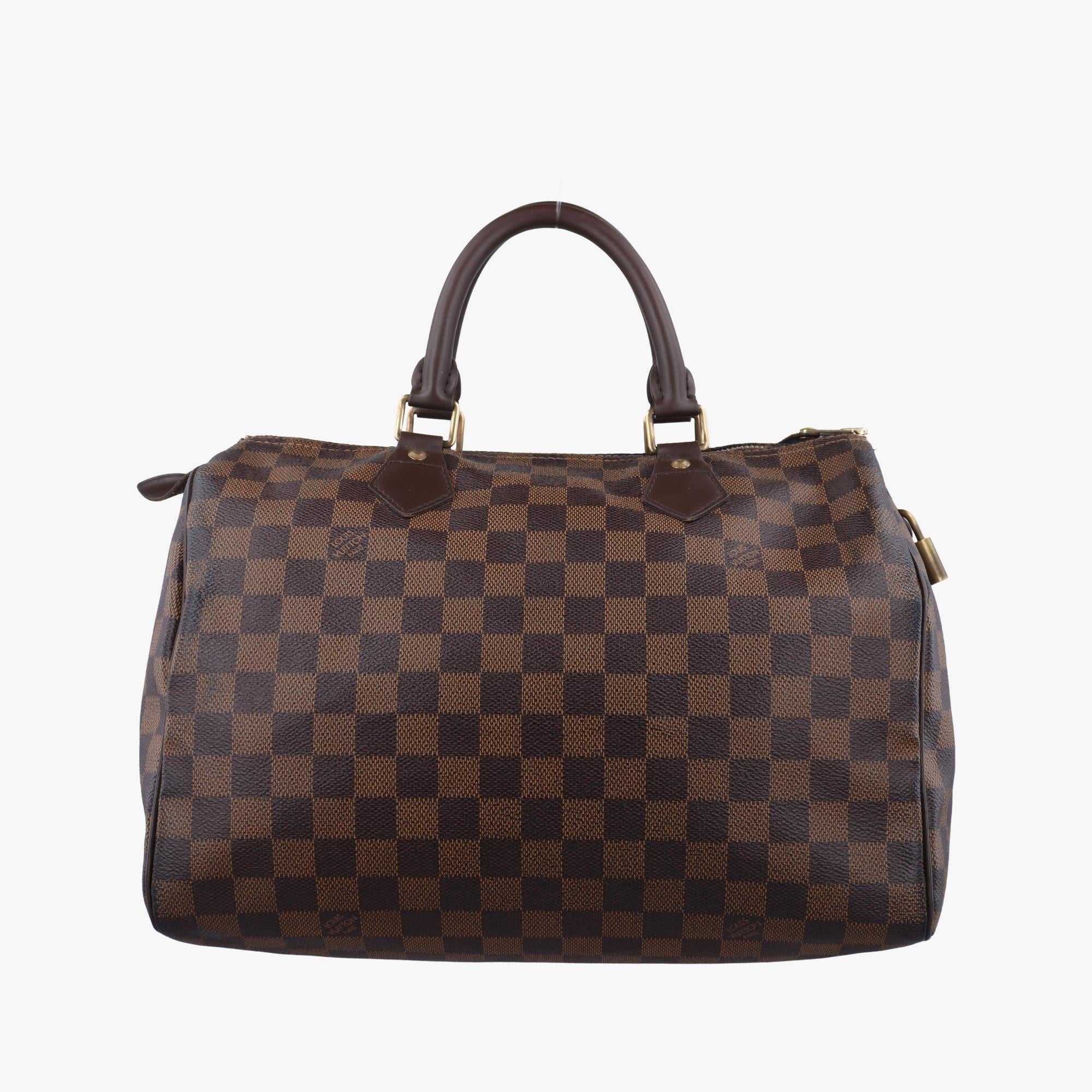 ルイヴィトン Louis Vuitton ボストンバッグ レディース スピーディ30 ブラウン ダミエキャンバス N41531 SD1182