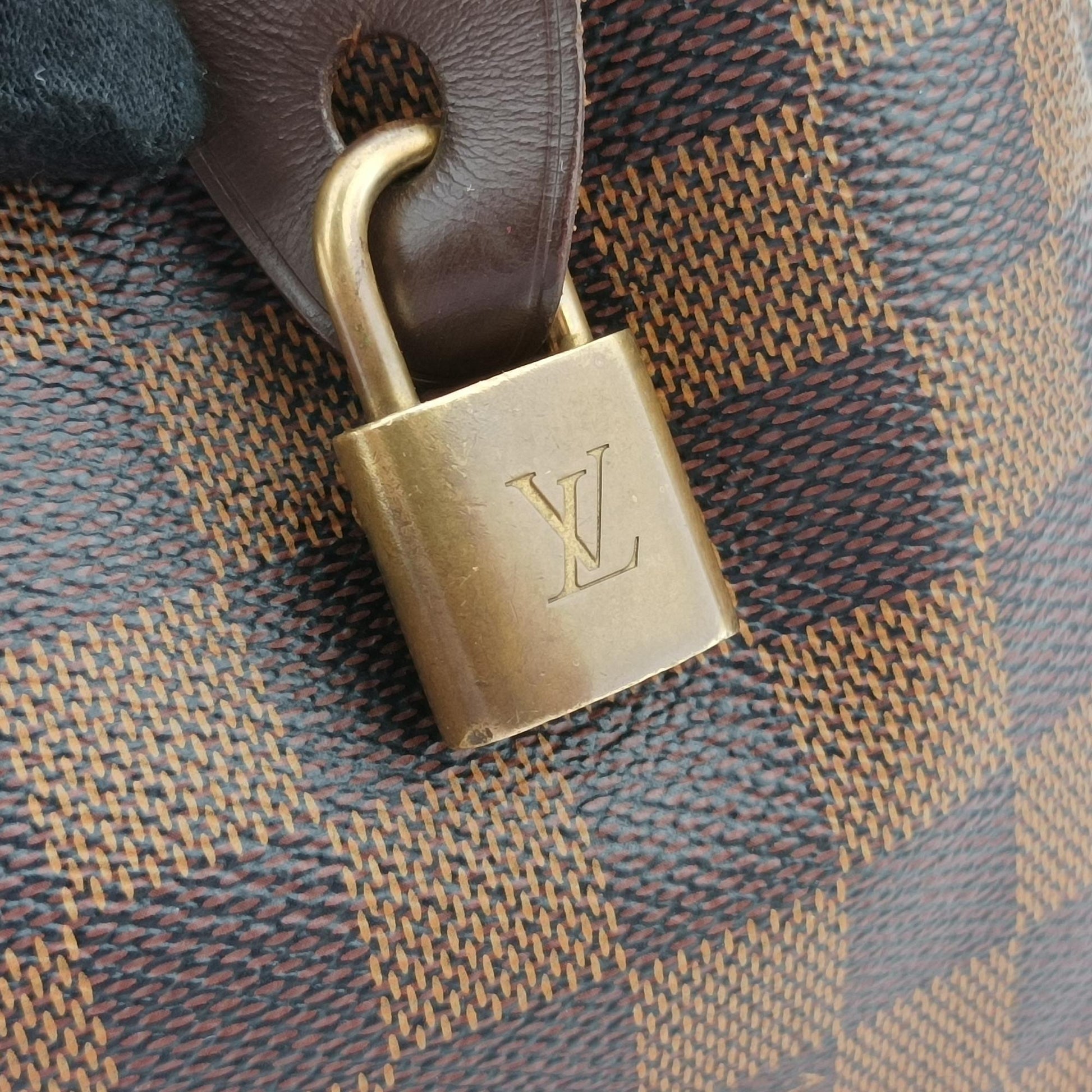 ルイヴィトン Louis Vuitton ボストンバッグ レディース スピーディ30 ブラウン ダミエキャンバス N41531 SD1182